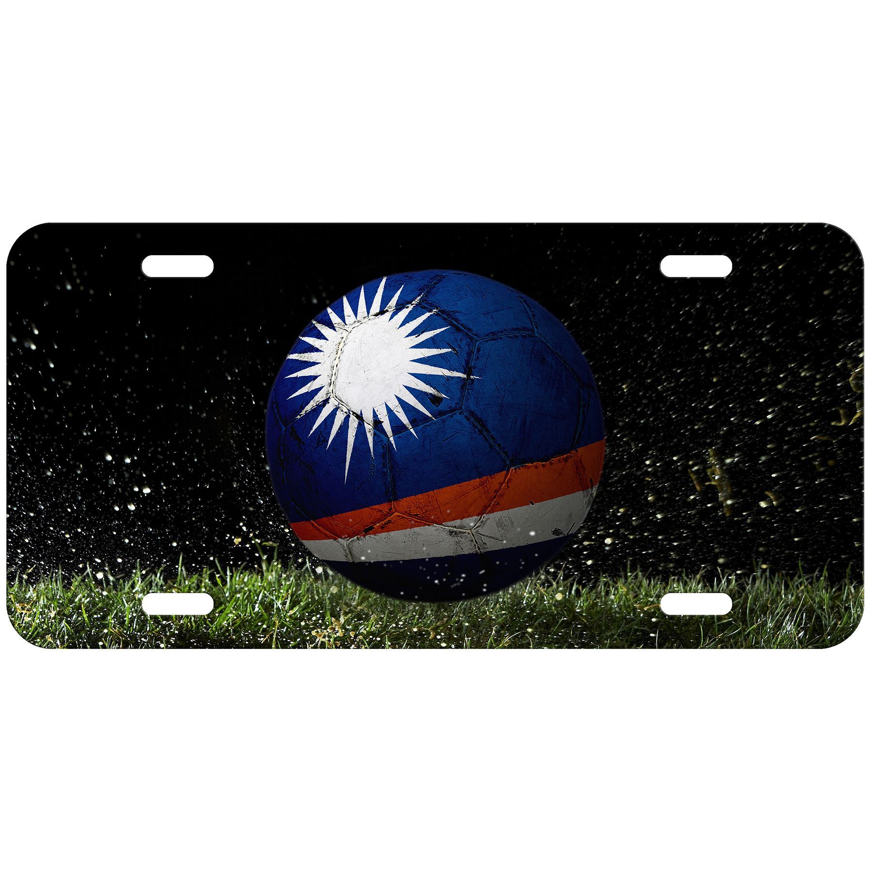 Placa de aluminio de alta calidad - bandera de las Islas Marshall - muchas opciones - Imagen 6 de 10