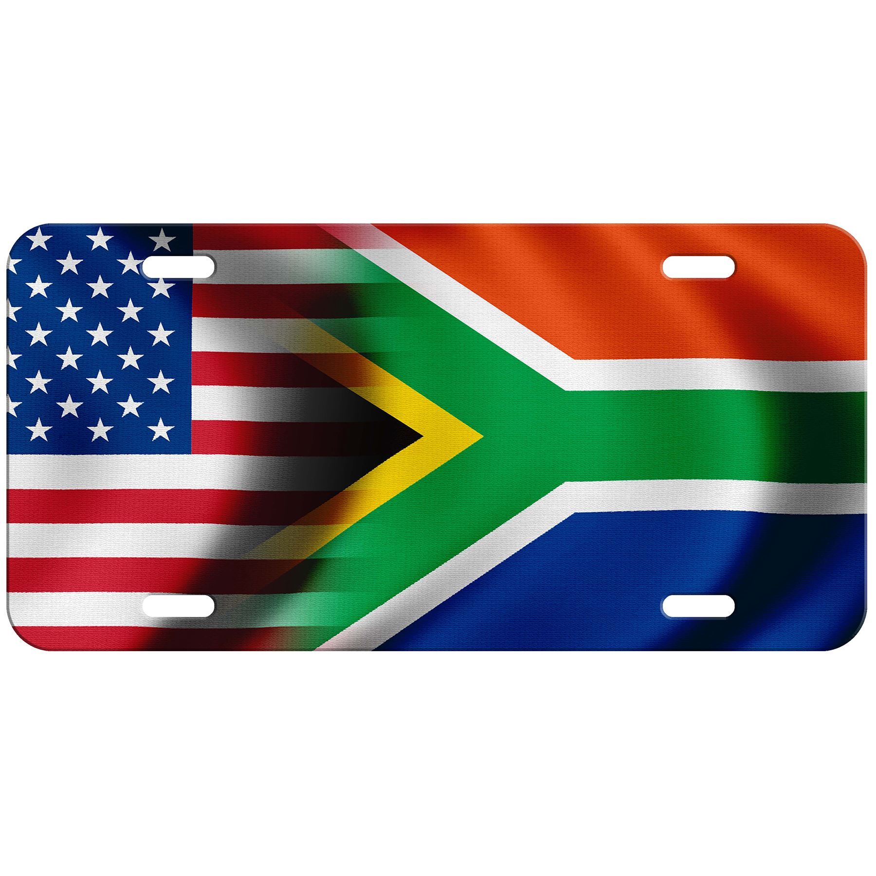 Aluminum License Plate - Flag of South Africa (African) - Many Options - Picture 8 of 10