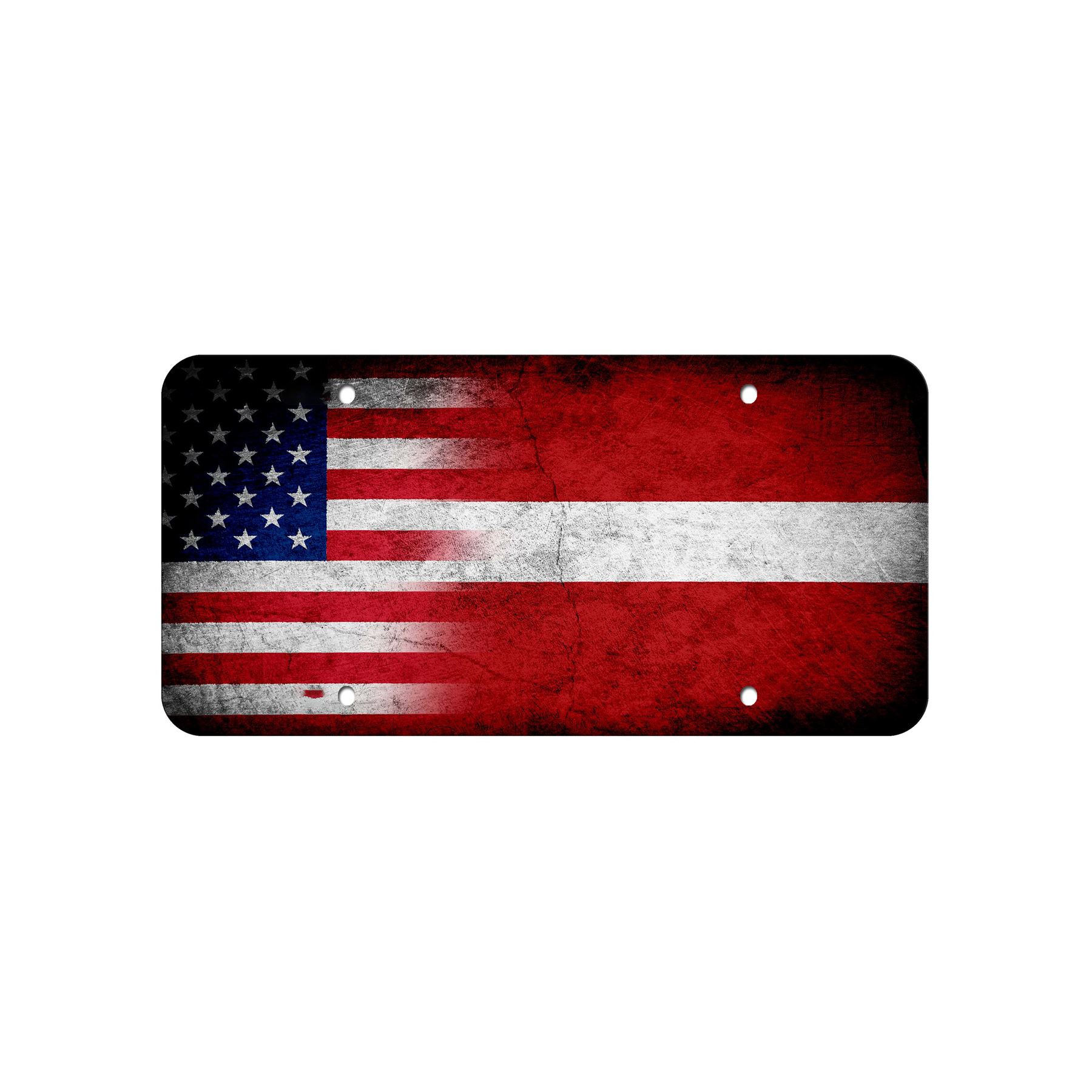 Hochwertiges Aluminium Nummernschild - Flagge von Lettland (Lettisch) - viele Optionen - Bild 5 von 10