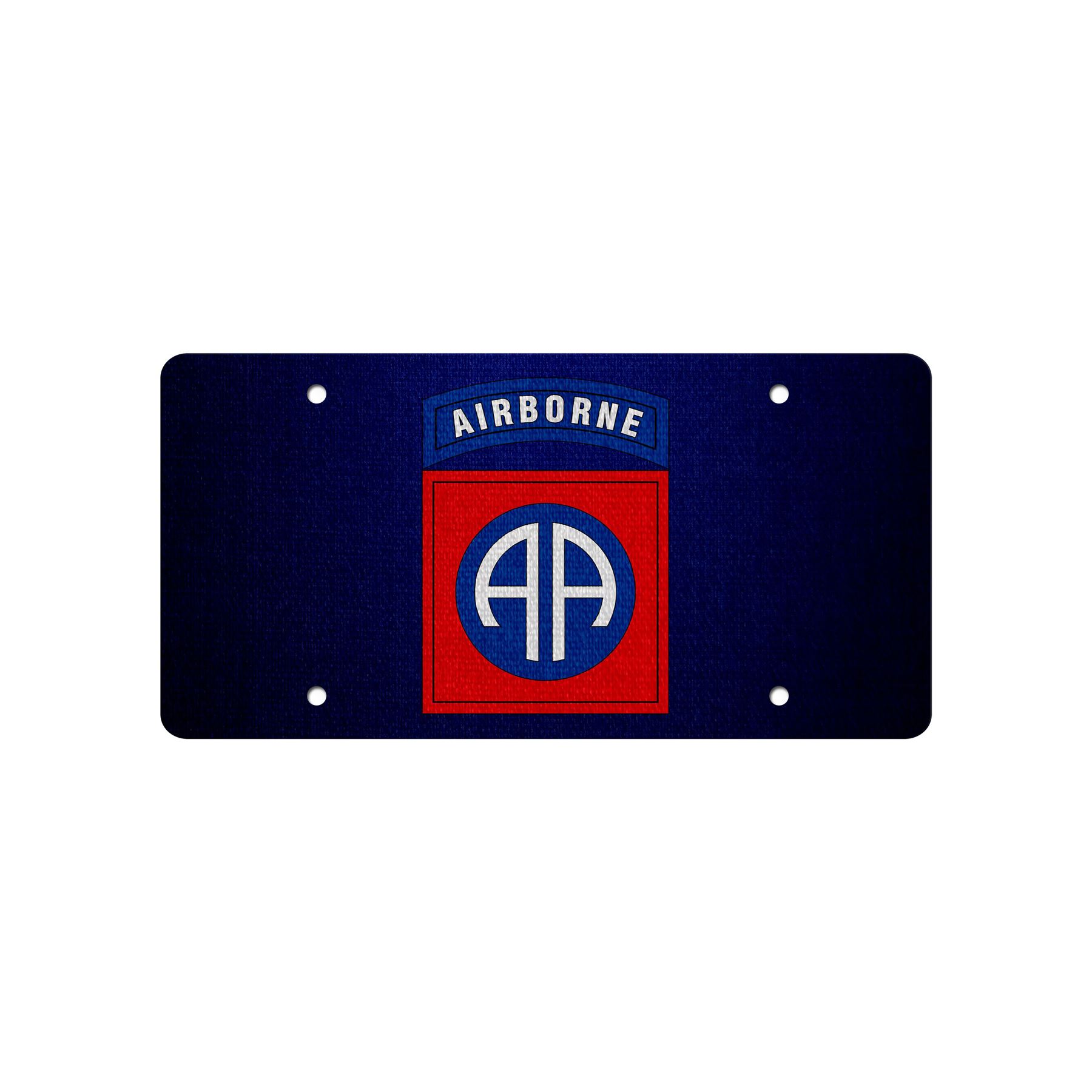 High Grade Aluminum License Plate - US Army Divisions - Many Options - Picture 7 of 13