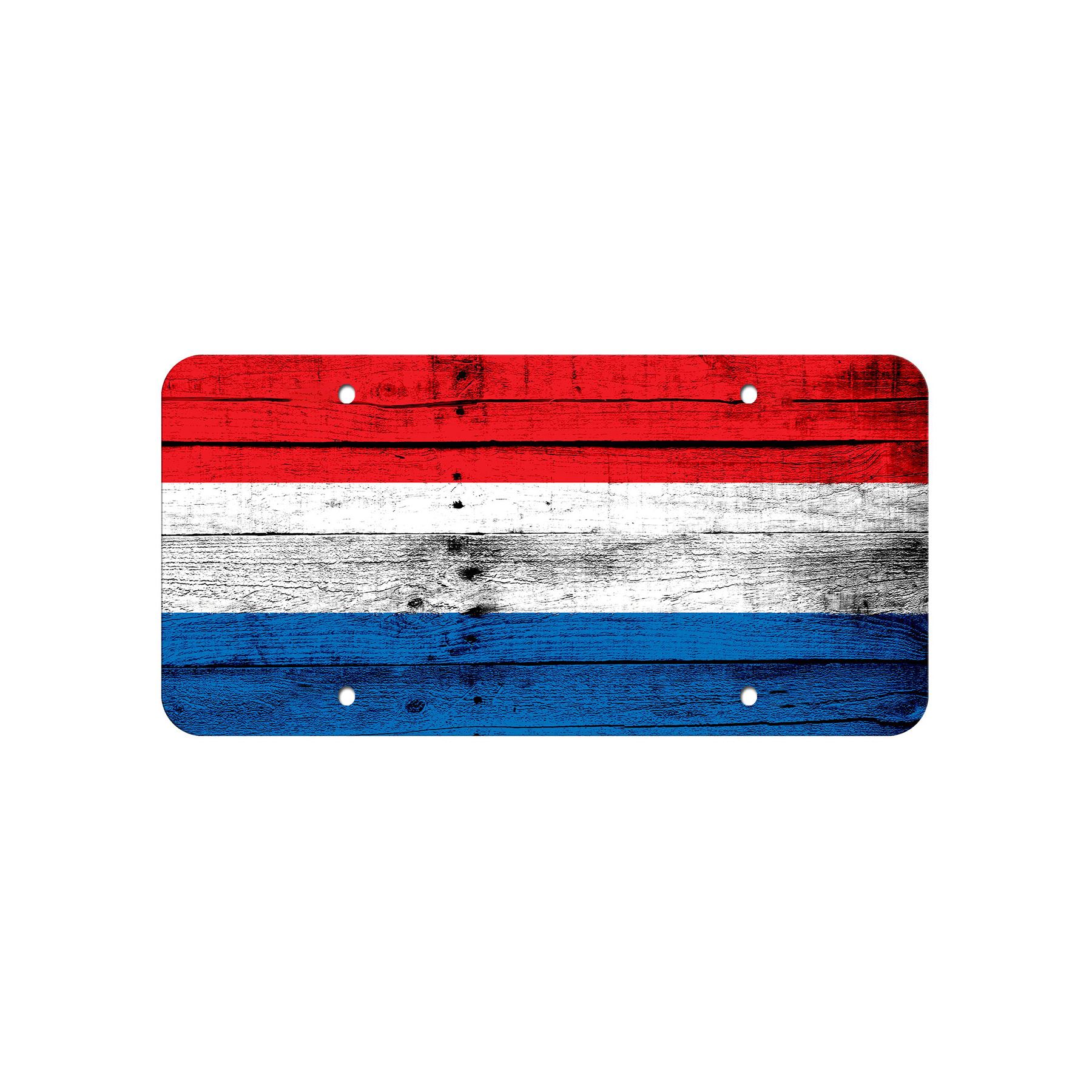 High Grade Aluminum License Plate - Flag of Netherlands (Dutch) - Many Options - Picture 9 of 10