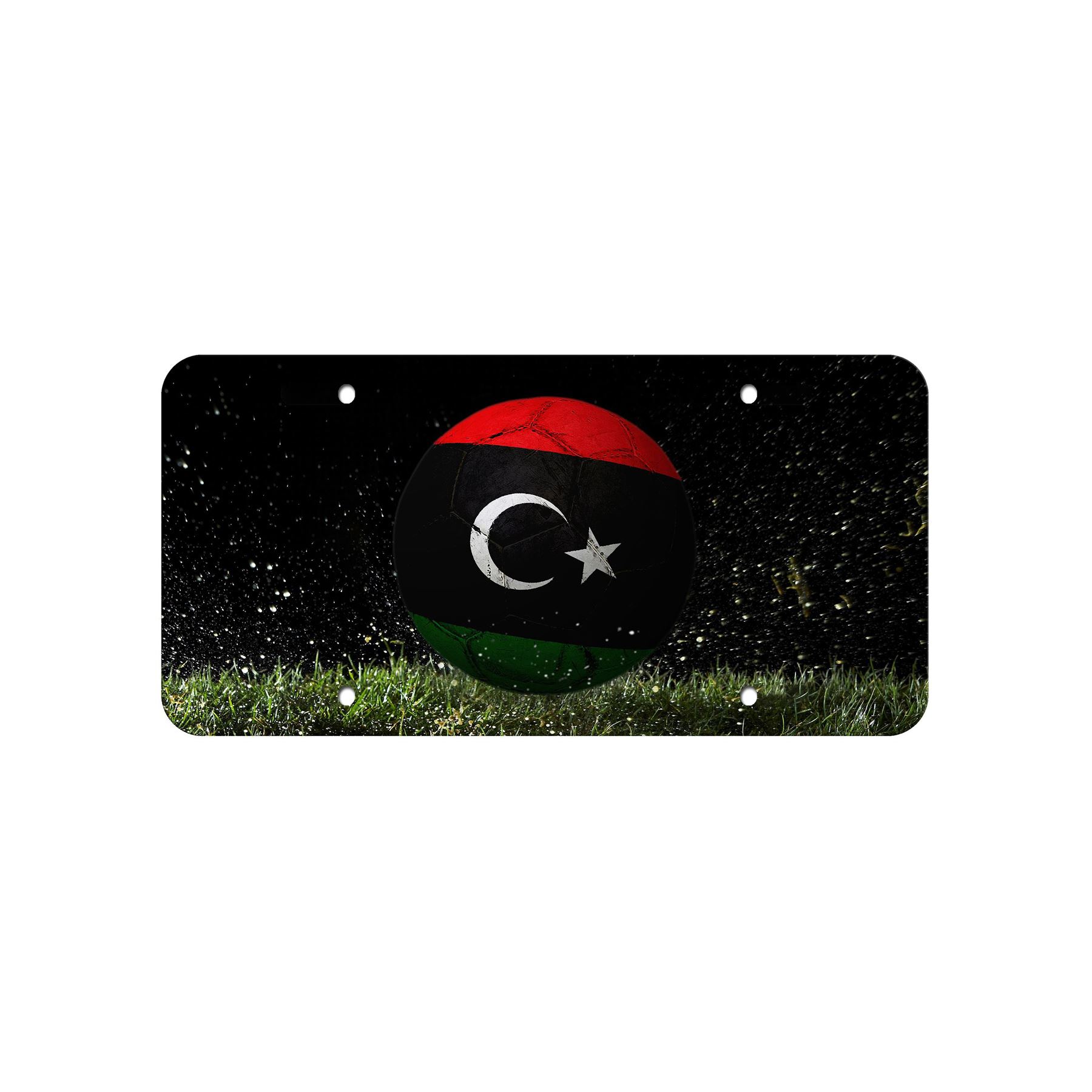 High Grade Aluminum License Plate - Flag of Libya (Libyan) - Many Options - Picture 6 of 10