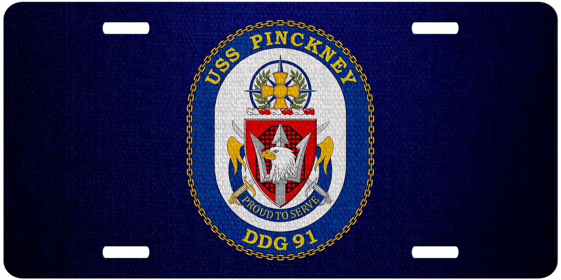 High Grade Aluminum License Plate - US Navy Divisions - Many Options - Picture 26 of 31