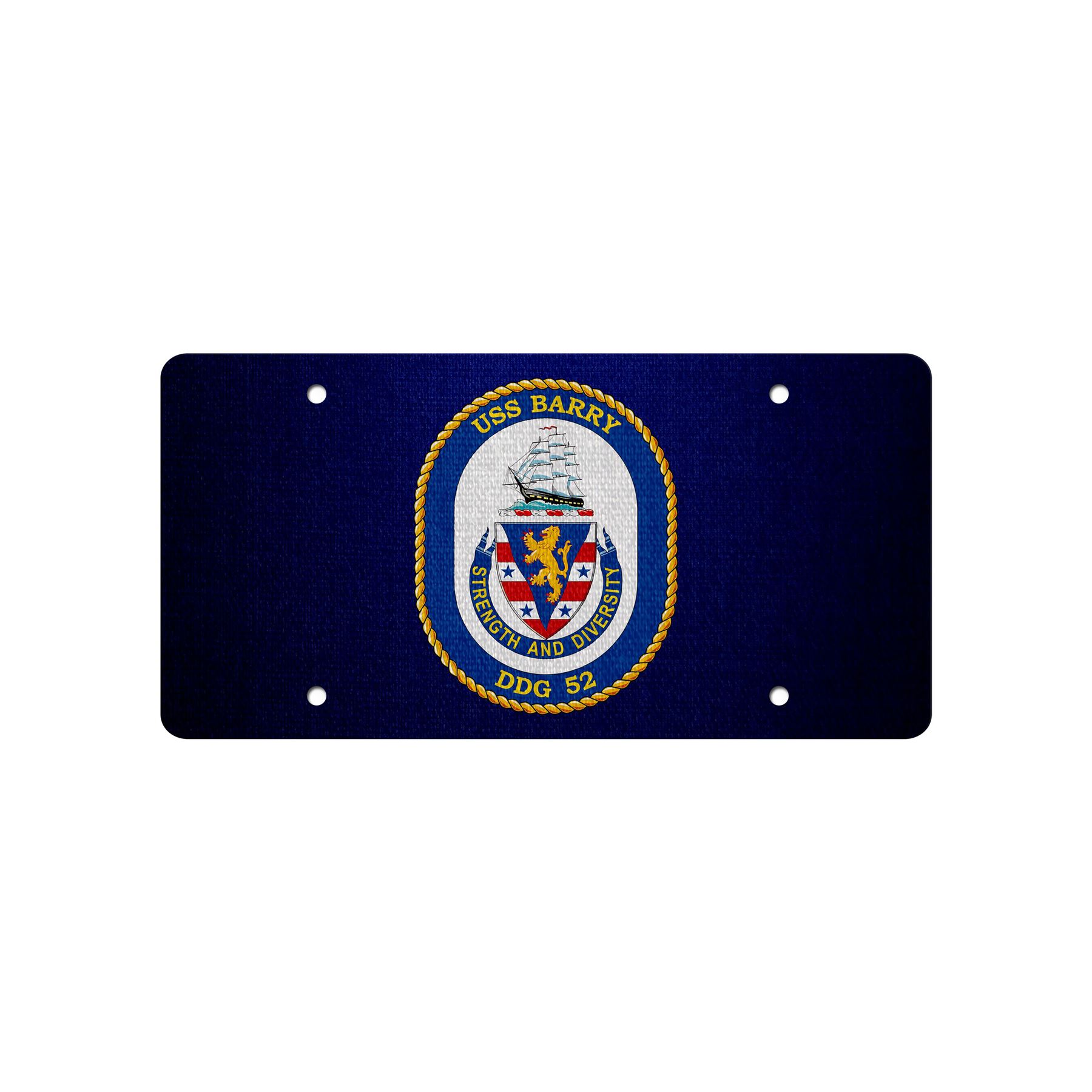 High Grade Aluminum License Plate - US Navy Divisions - Many Options - Picture 3 of 31