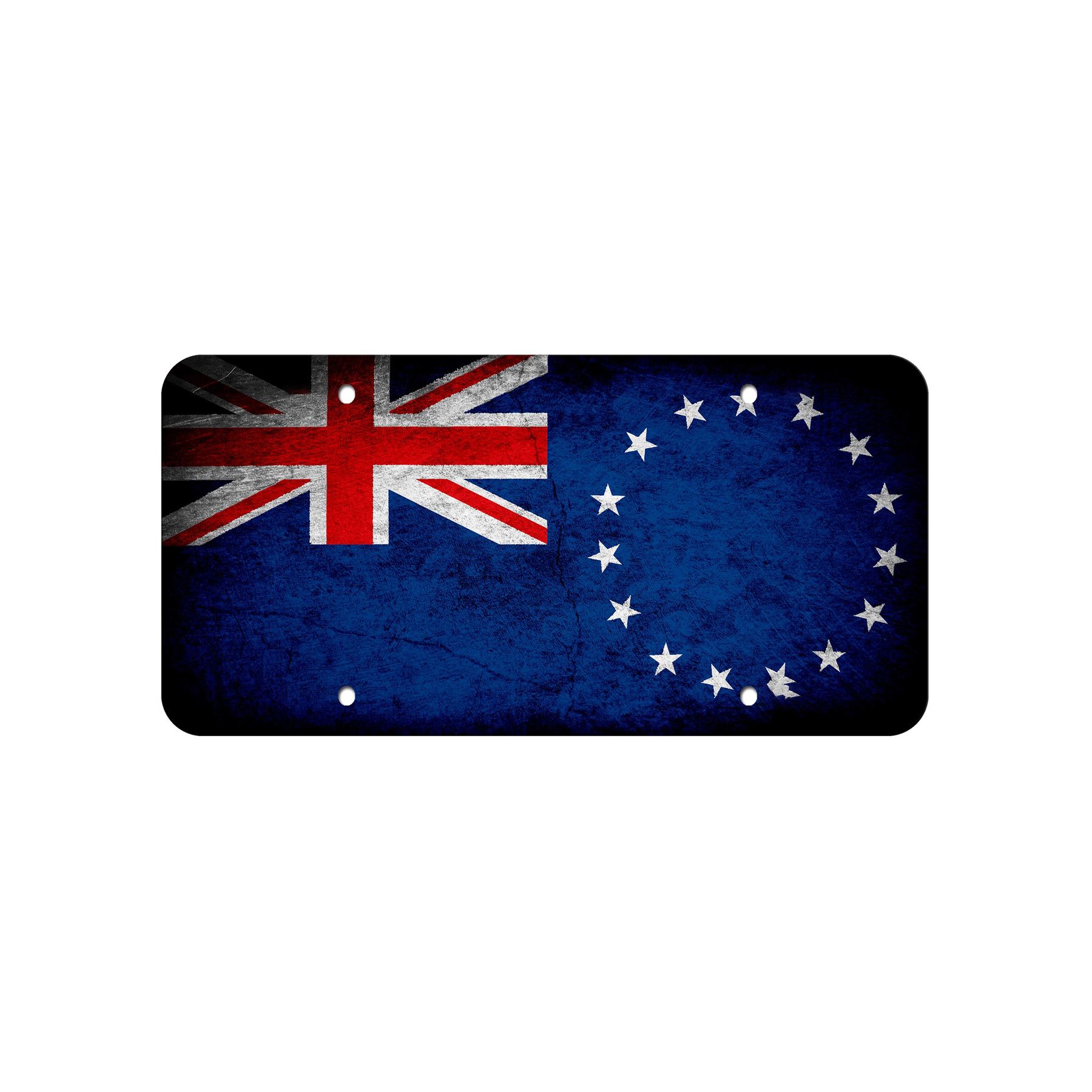 High Grade Aluminum License Plate - Flag of Cook Islands - Many Options - Picture 4 of 10