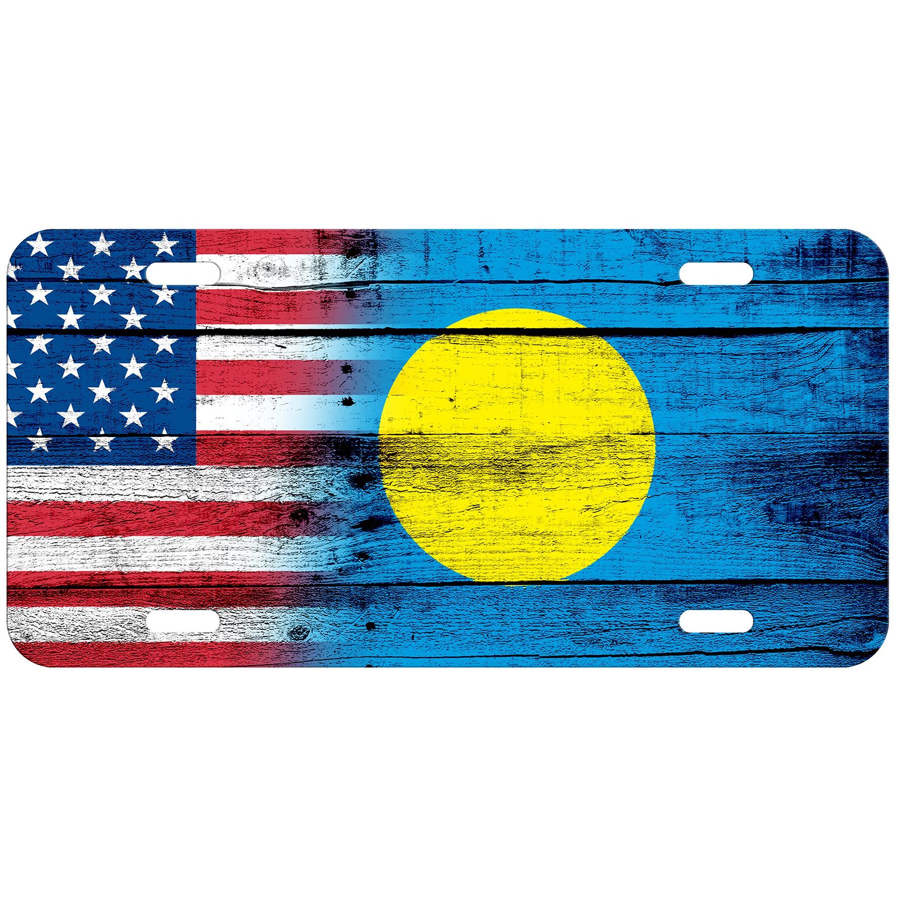 High Grade Aluminum License Plate - Flag of Palau (Palauan) - Many Options - Picture 10 of 10
