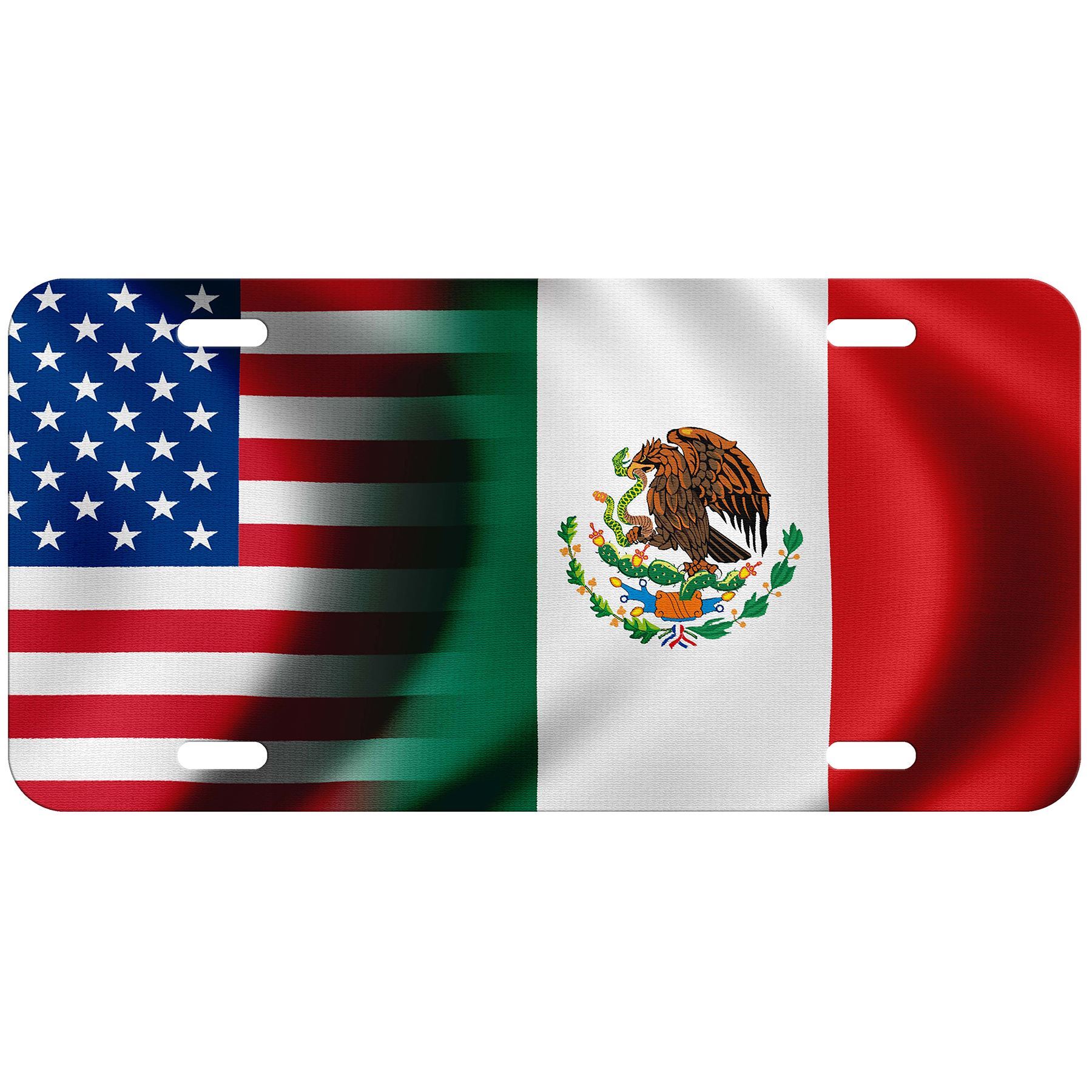 High Grade Aluminum License Plate - Flag of Mexico (Mexican) - Many Options - Picture 8 of 10