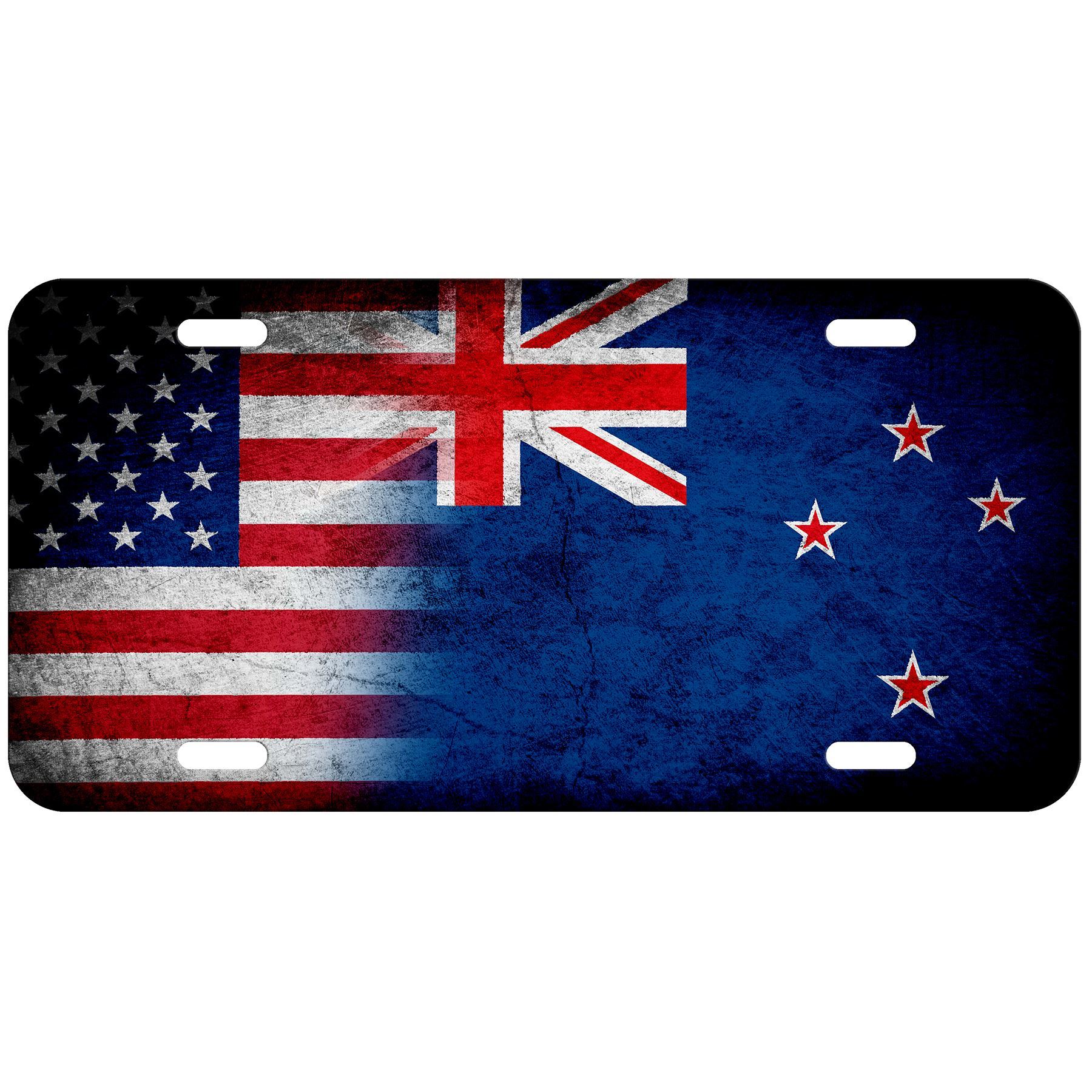 Aluminum License Plate - Flag of New Zealand (Zealander) - Many Options - Picture 5 of 10