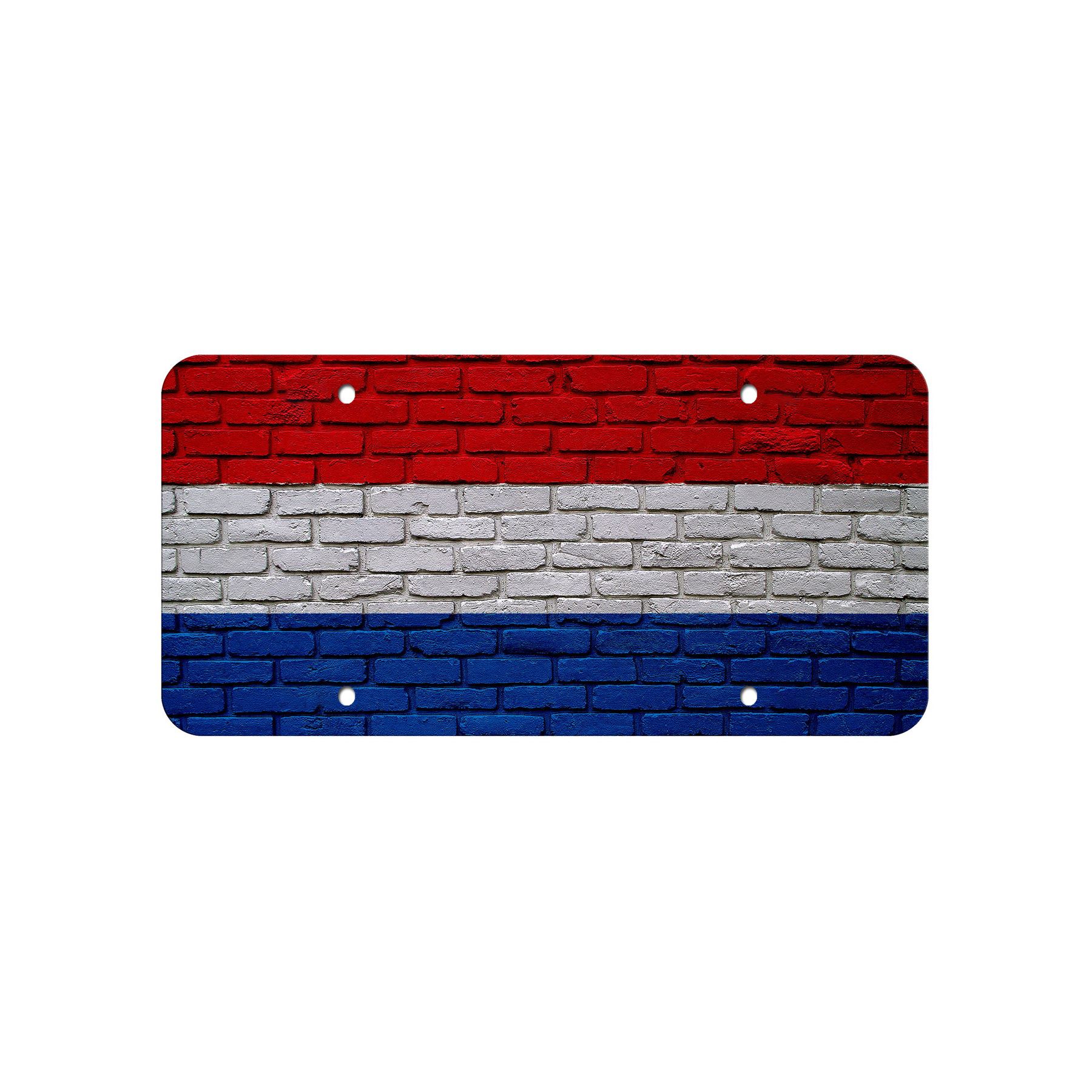 High Grade Aluminum License Plate - Flag of Netherlands (Dutch) - Many Options - Picture 2 of 10