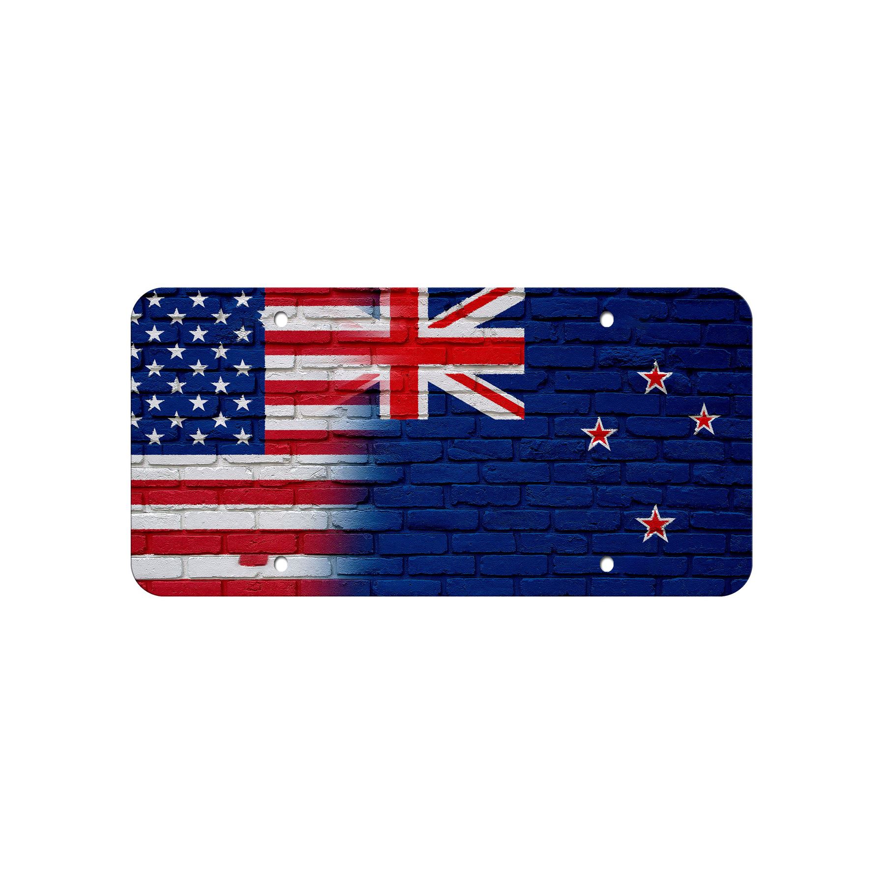 Aluminum License Plate - Flag of New Zealand (Zealander) - Many Options - Picture 3 of 10