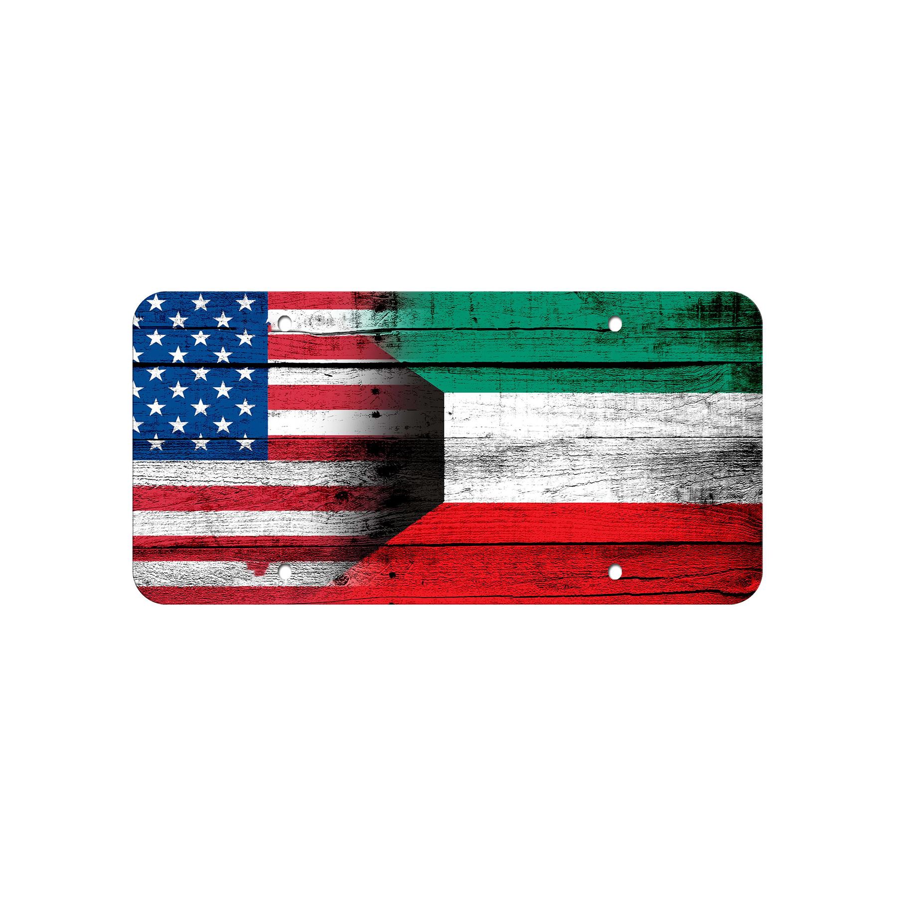 Hochwertiges Aluminium Nummernschild - Flagge von Kuwait (Kuwaiti) - viele Optionen - Bild 10 von 10