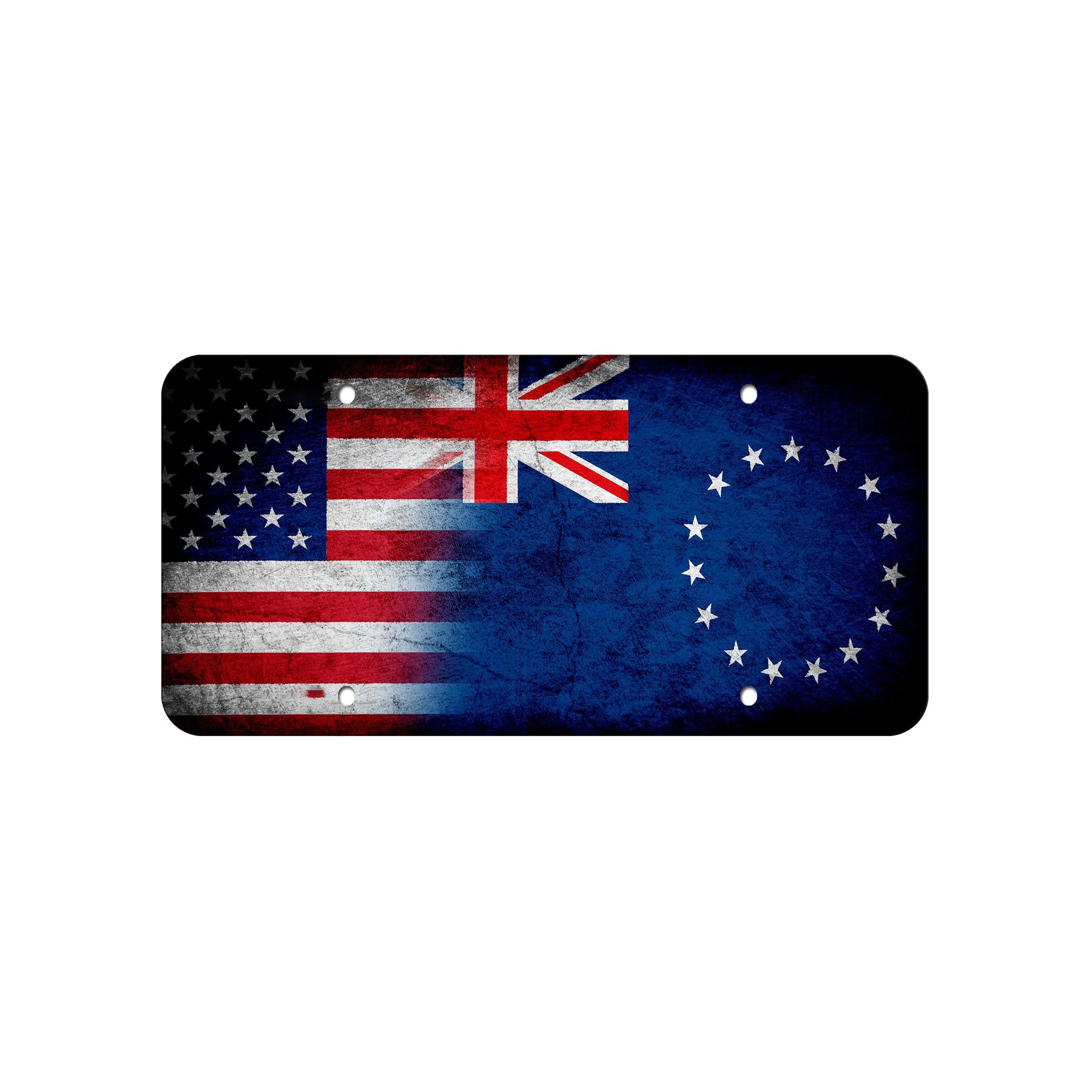 High Grade Aluminum License Plate - Flag of Cook Islands - Many Options - Picture 5 of 10