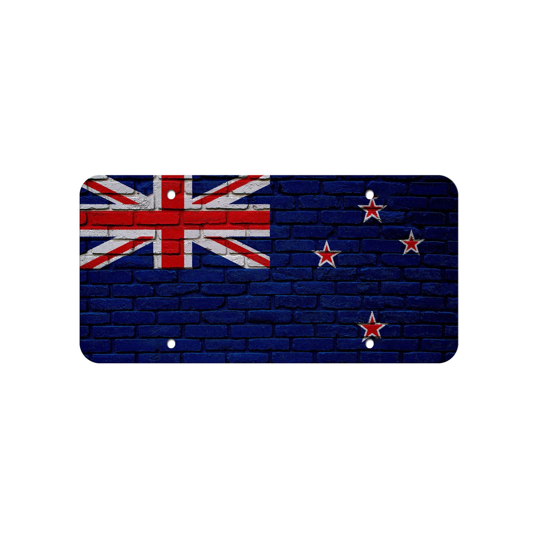 Aluminum License Plate - Flag of New Zealand (Zealander) - Many Options - Picture 2 of 10