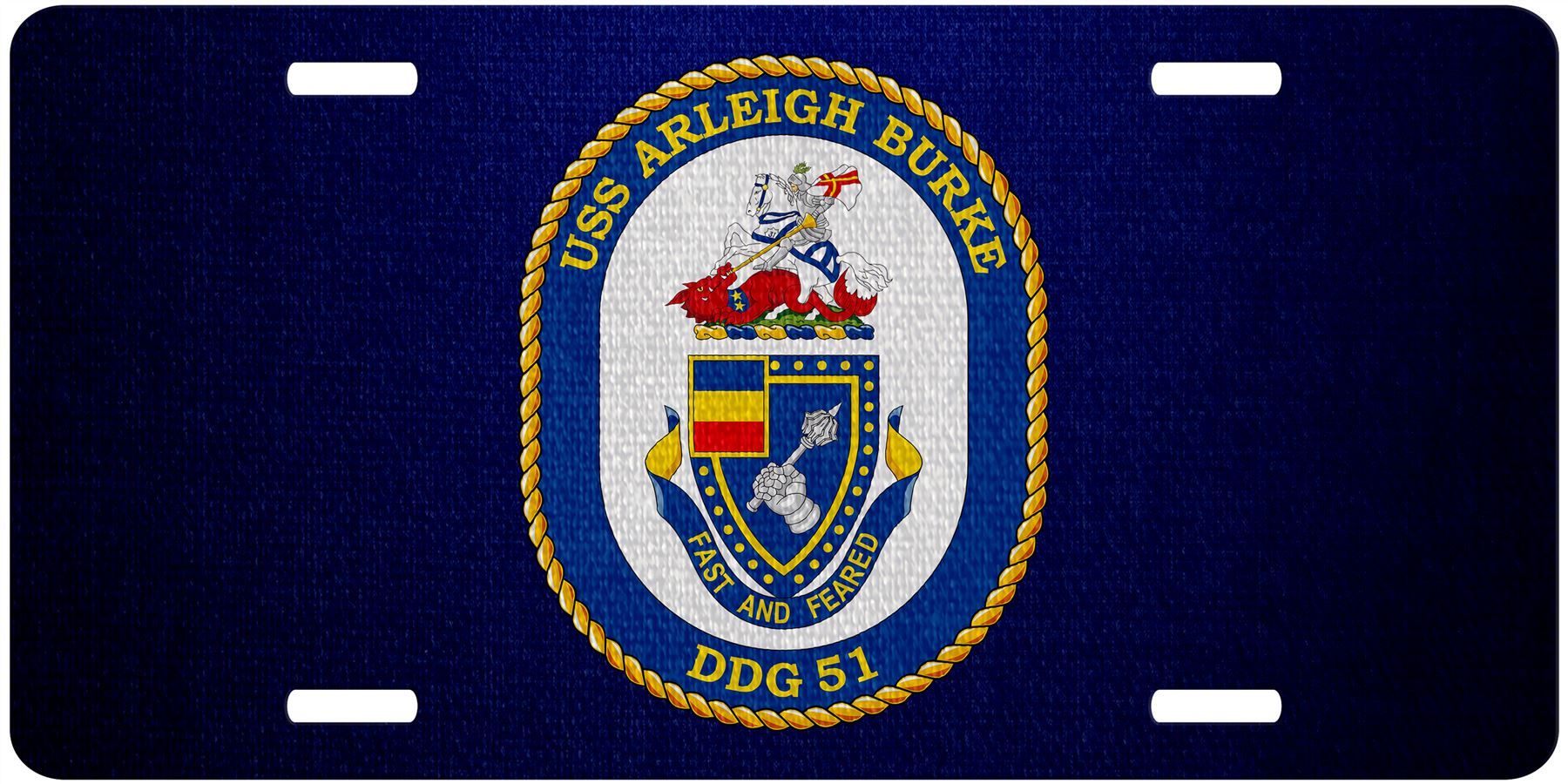 High Grade Aluminum License Plate - US Navy Divisions - Many Options - Picture 2 of 31