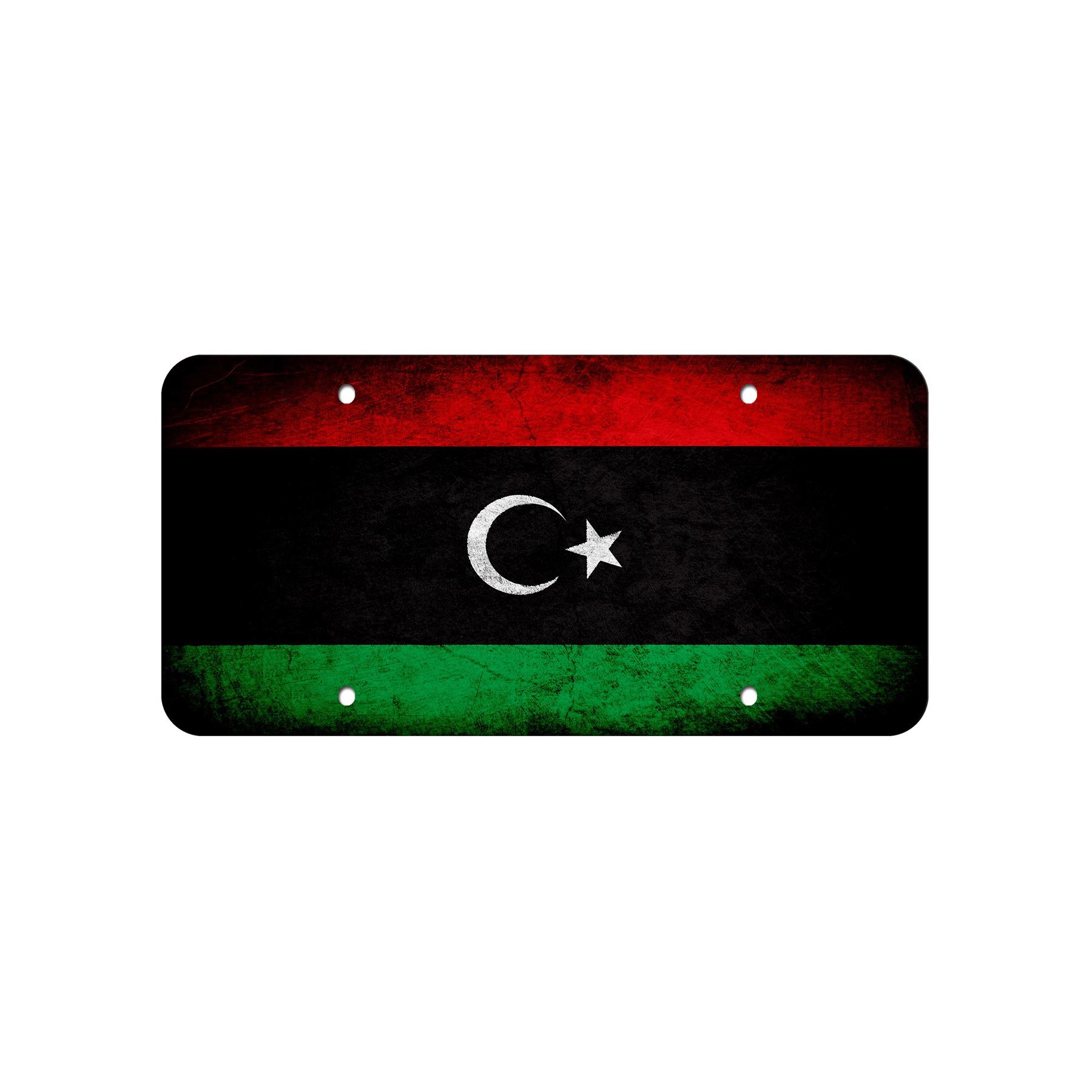 High Grade Aluminum License Plate - Flag of Libya (Libyan) - Many Options - Picture 4 of 10