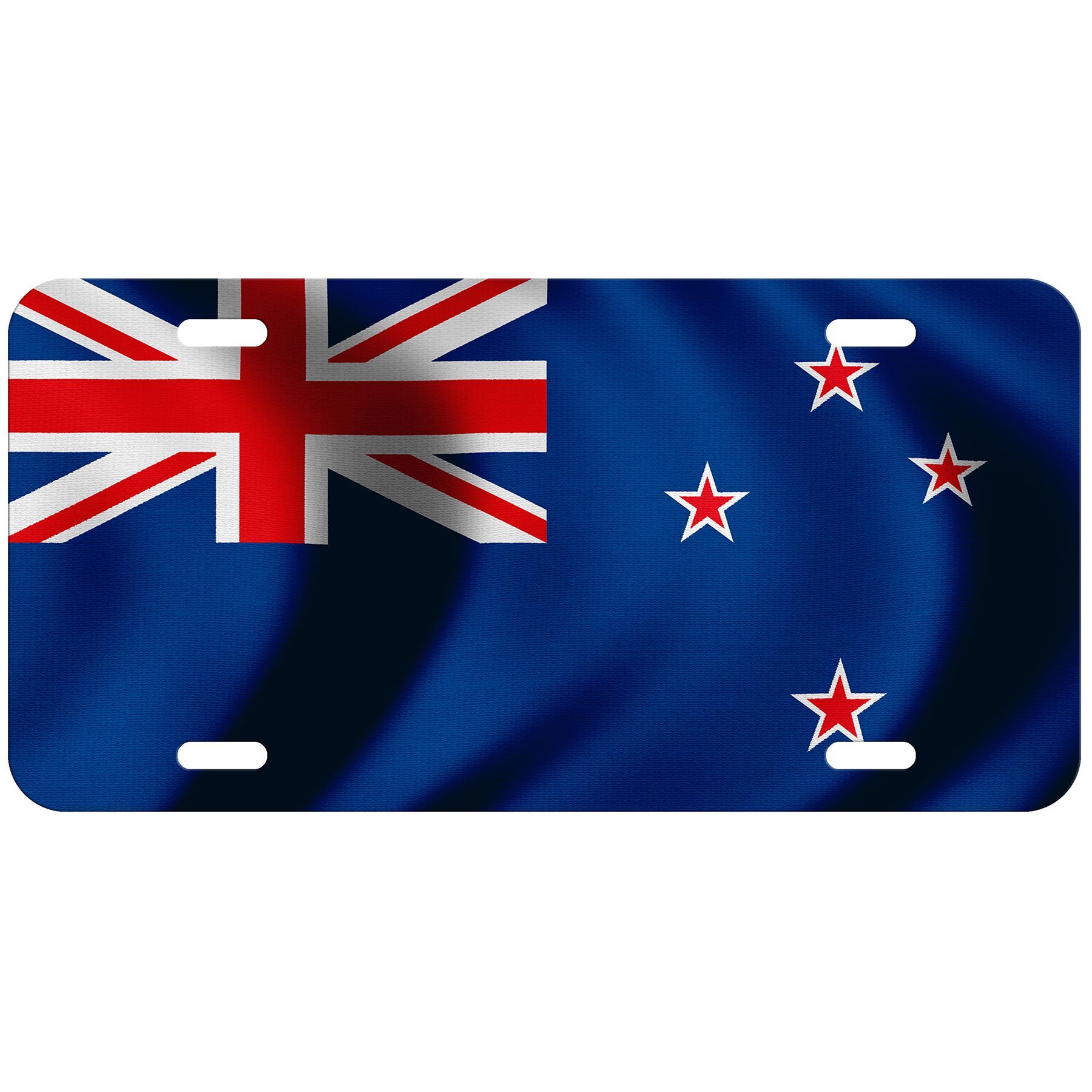 Aluminum License Plate - Flag of New Zealand (Zealander) - Many Options - Picture 7 of 10