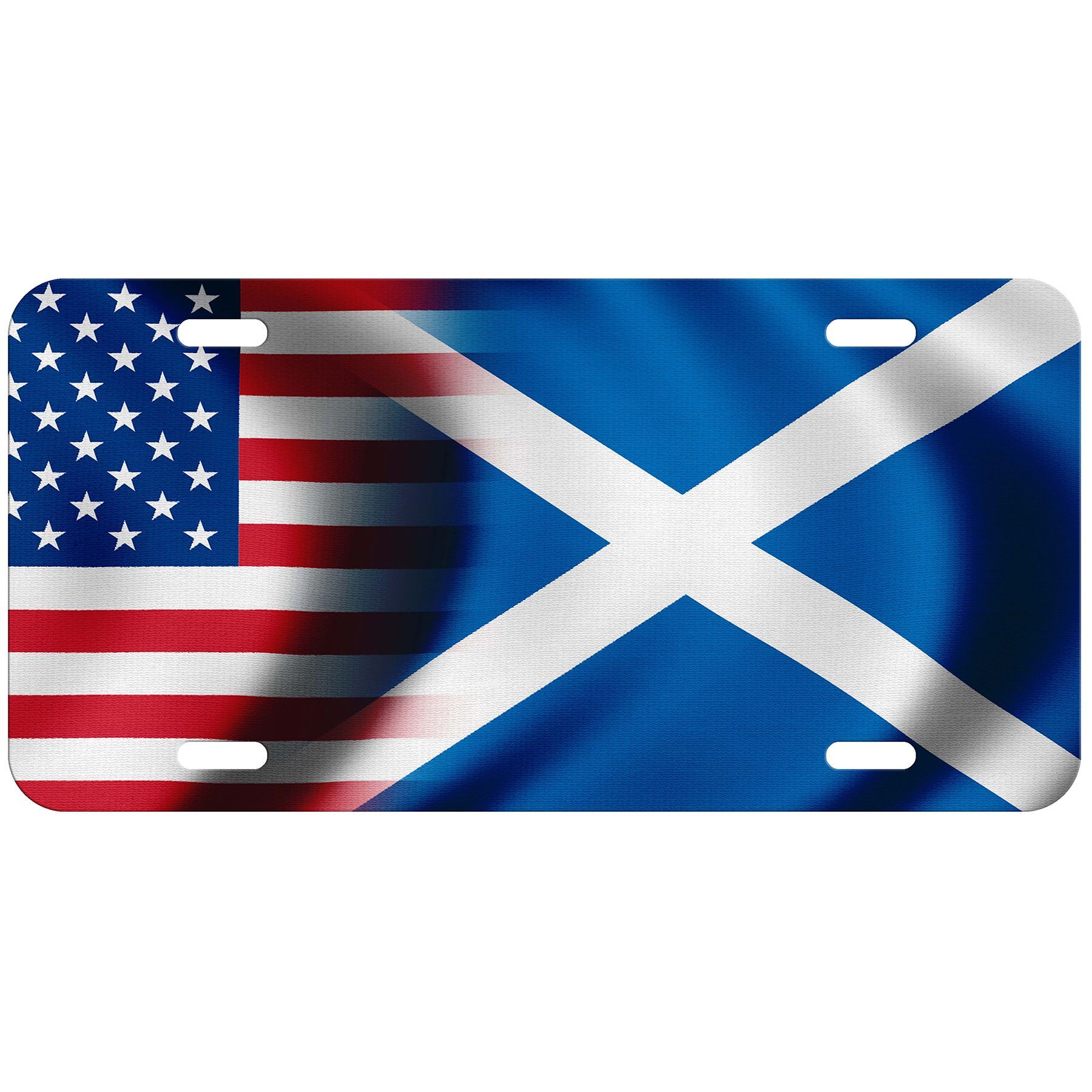 High Grade Aluminum License Plate - Flag of Scotland Scottish - Many Options - Picture 8 of 10