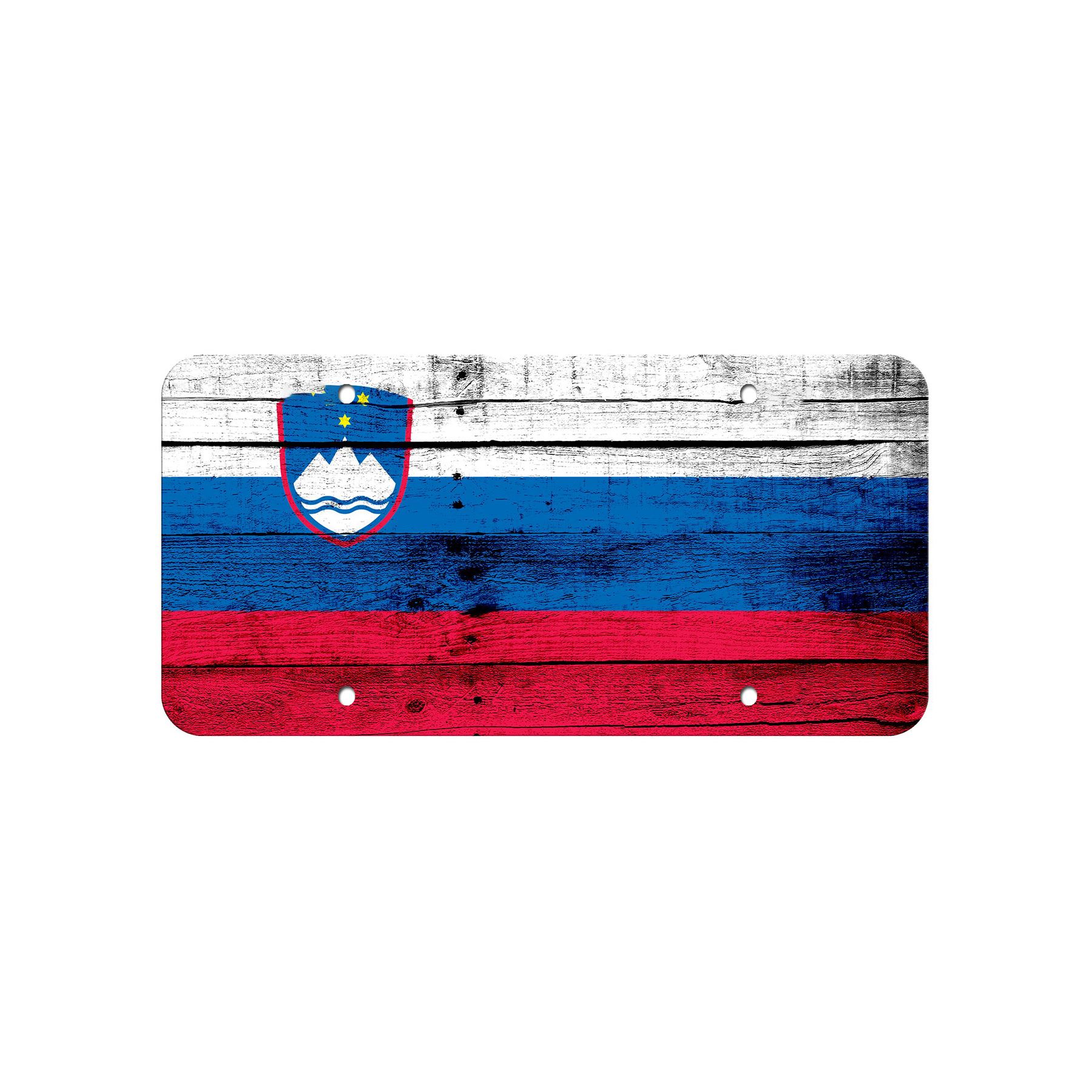 High Grade Aluminum License Plate - Flag of Slovenia (Slovene) - Many Options - Picture 9 of 10