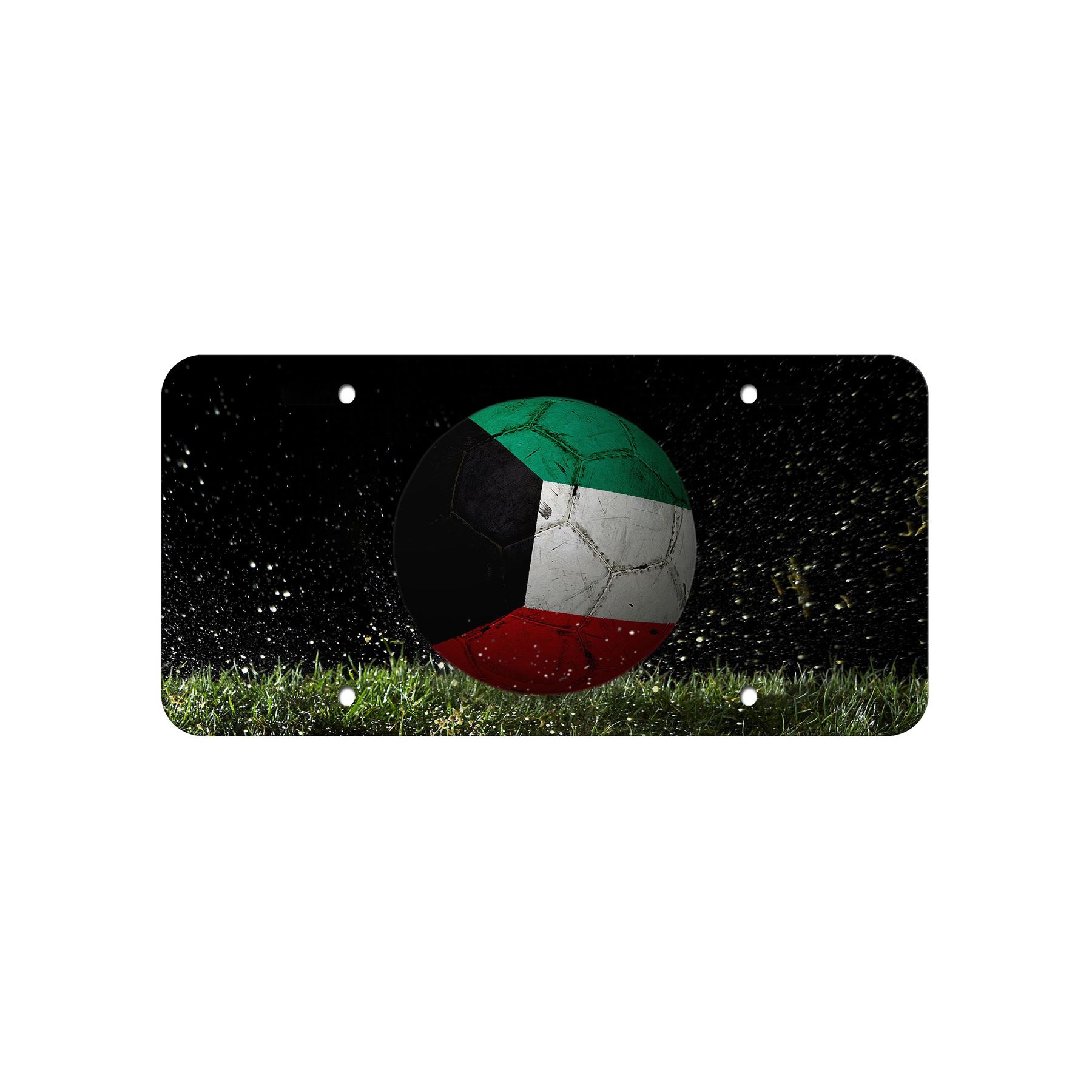 Hochwertiges Aluminium Nummernschild - Flagge von Kuwait (Kuwaiti) - viele Optionen - Bild 6 von 10