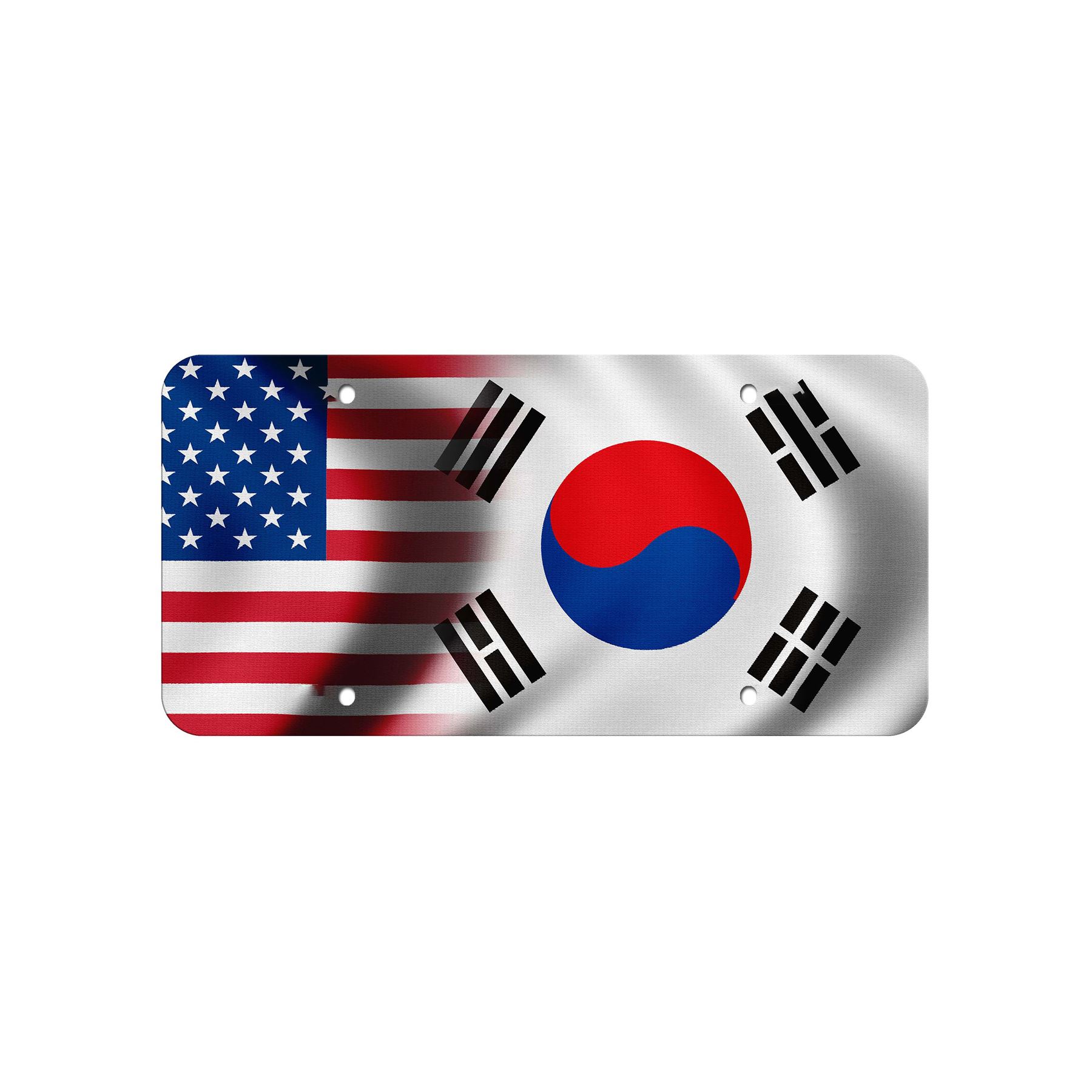 Matrícula de aluminio de alta calidad - Bandera de Corea del Sur (coreano) - Muchas opciones - Imagen 8 de 10