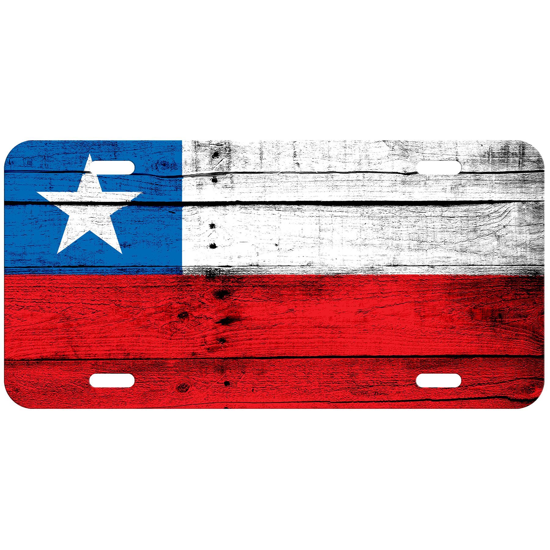 High Grade Aluminum License Plate - Flag of Chile (Chilean) - Many Options - Picture 9 of 10