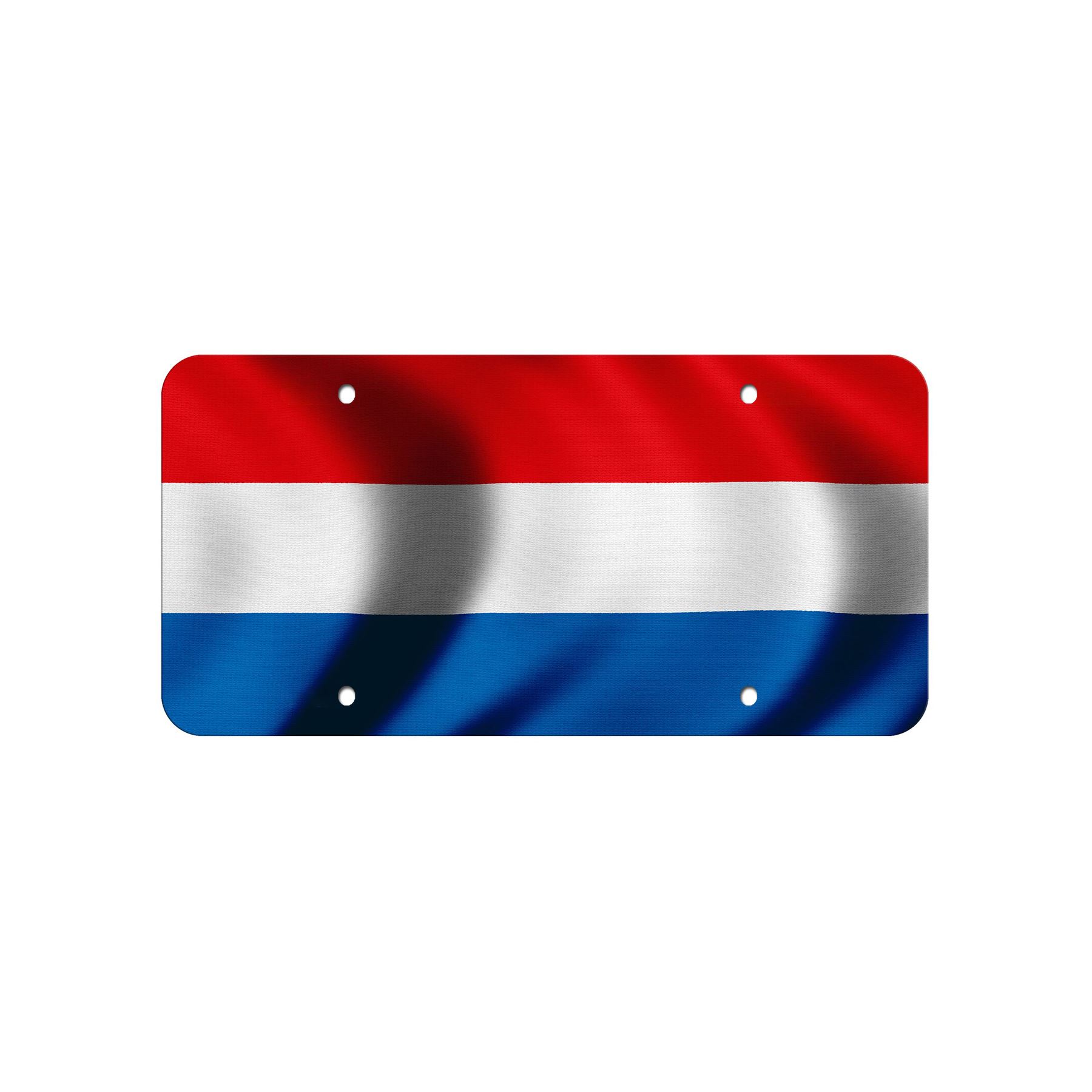 High Grade Aluminum License Plate - Flag of Netherlands (Dutch) - Many Options - Picture 7 of 10
