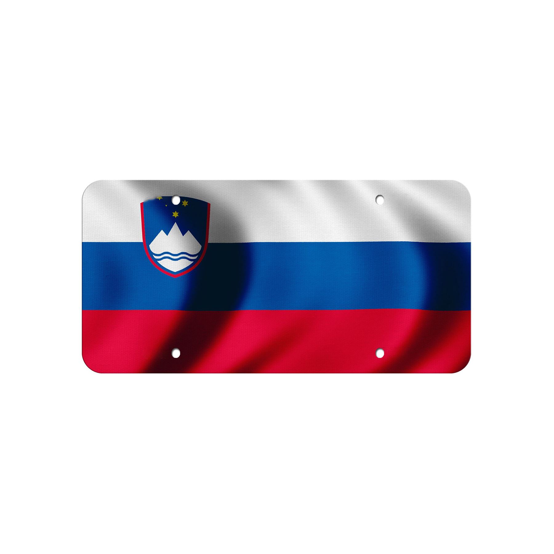 High Grade Aluminum License Plate - Flag of Slovenia (Slovene) - Many Options - Picture 7 of 10