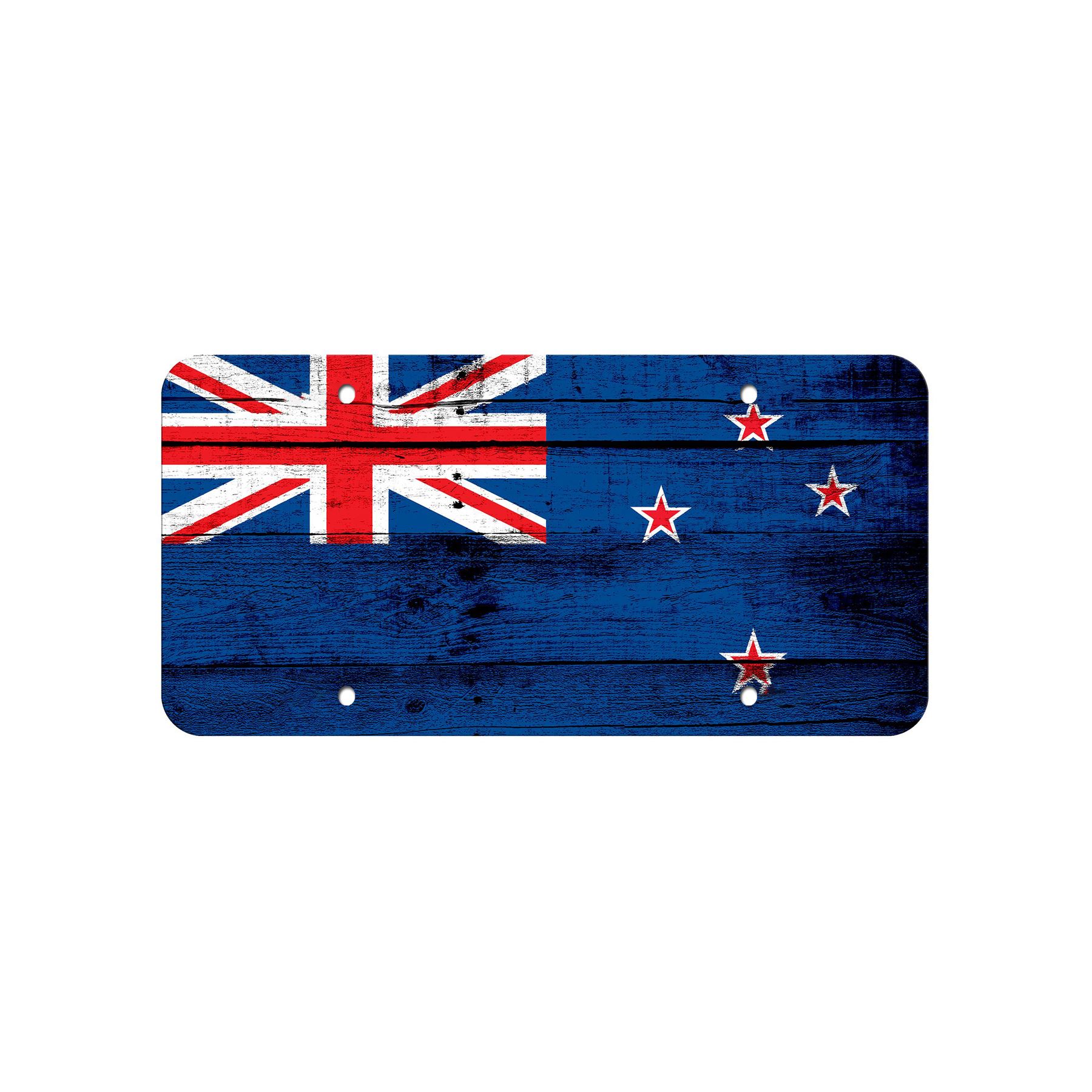 Aluminum License Plate - Flag of New Zealand (Zealander) - Many Options - Picture 9 of 10