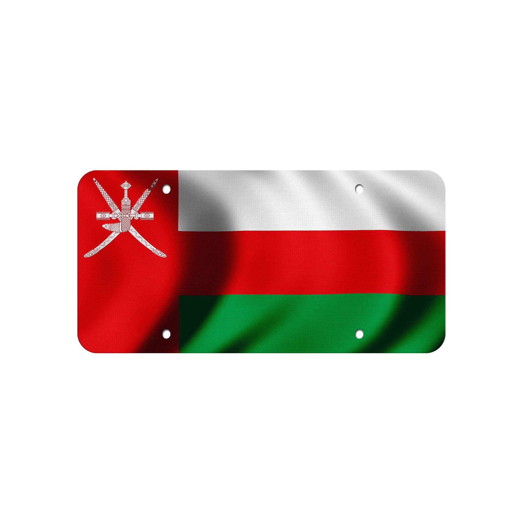High Grade Aluminum License Plate - Flag of Oman (Omani) - Many Options - Picture 7 of 10