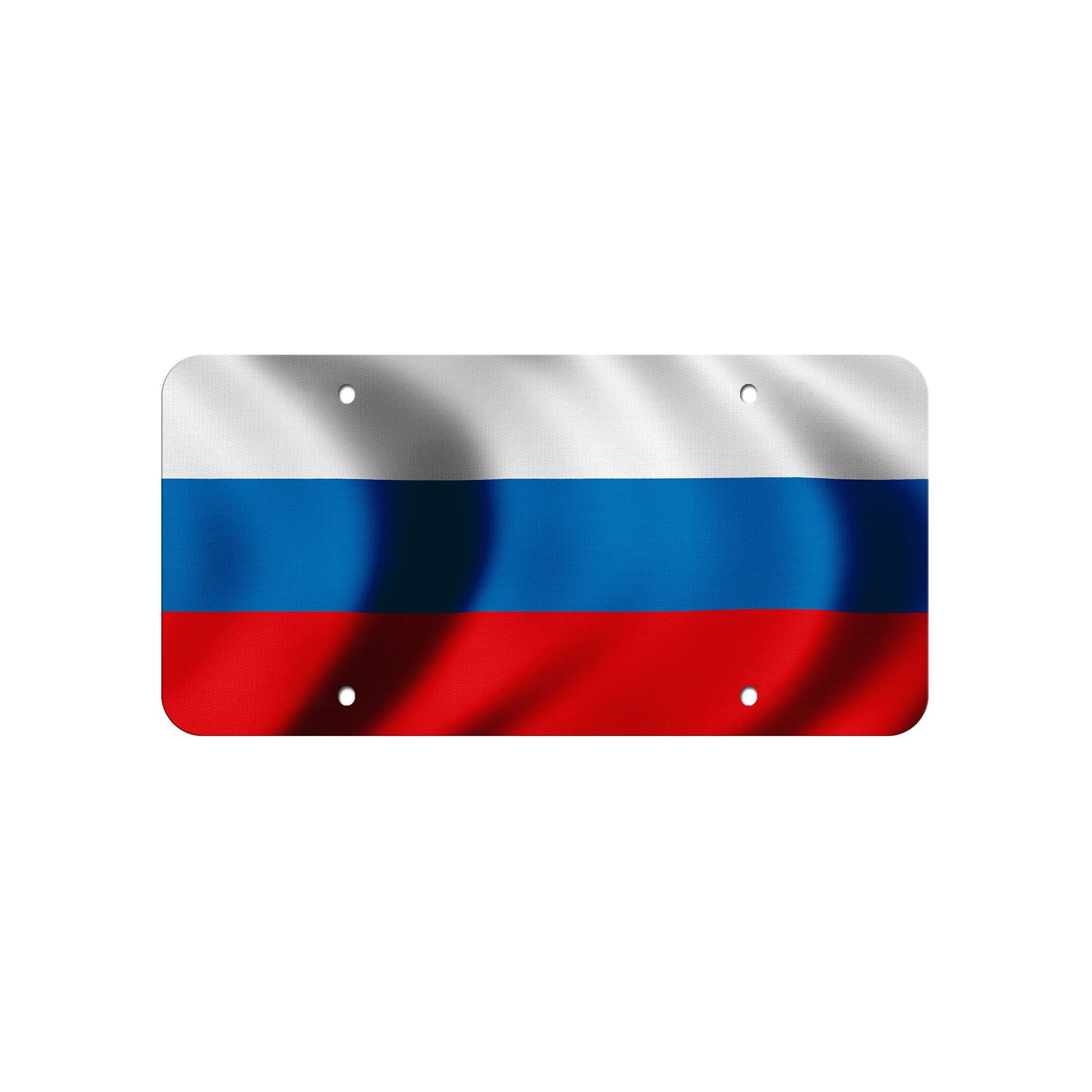 Targa in alluminio - bandiera della Federazione Russa Russia - molte opzioni - Foto 7 di 10
