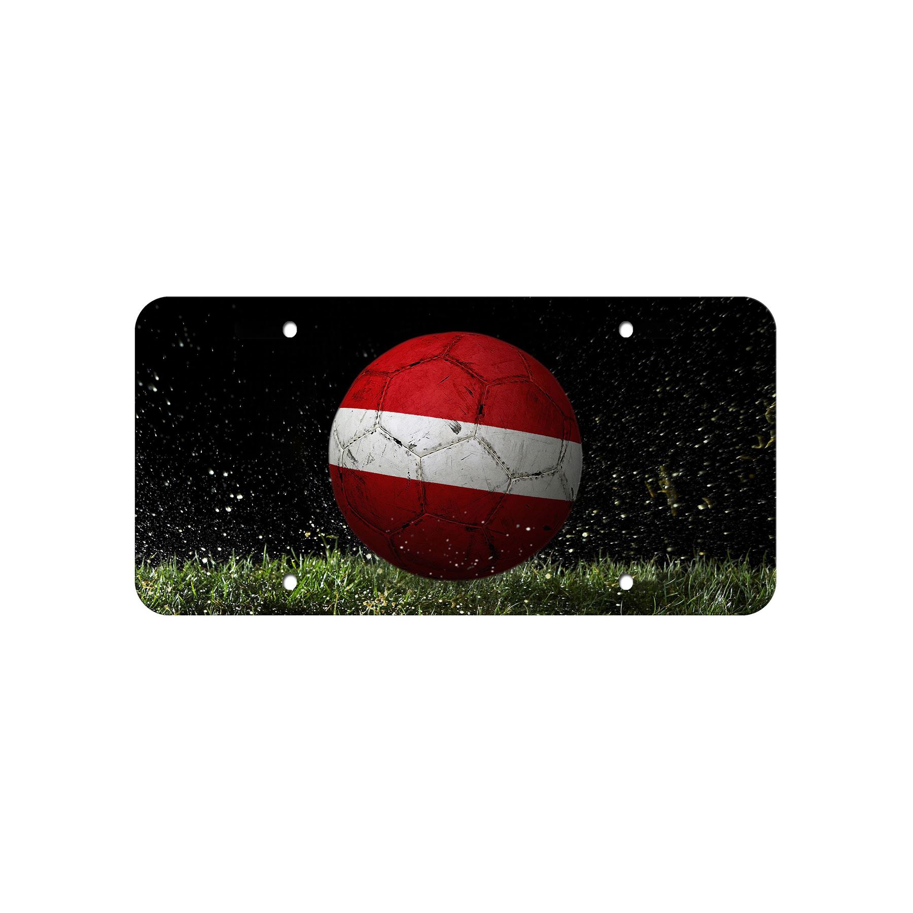 Hochwertiges Aluminium Nummernschild - Flagge von Lettland (Lettisch) - viele Optionen - Bild 6 von 10