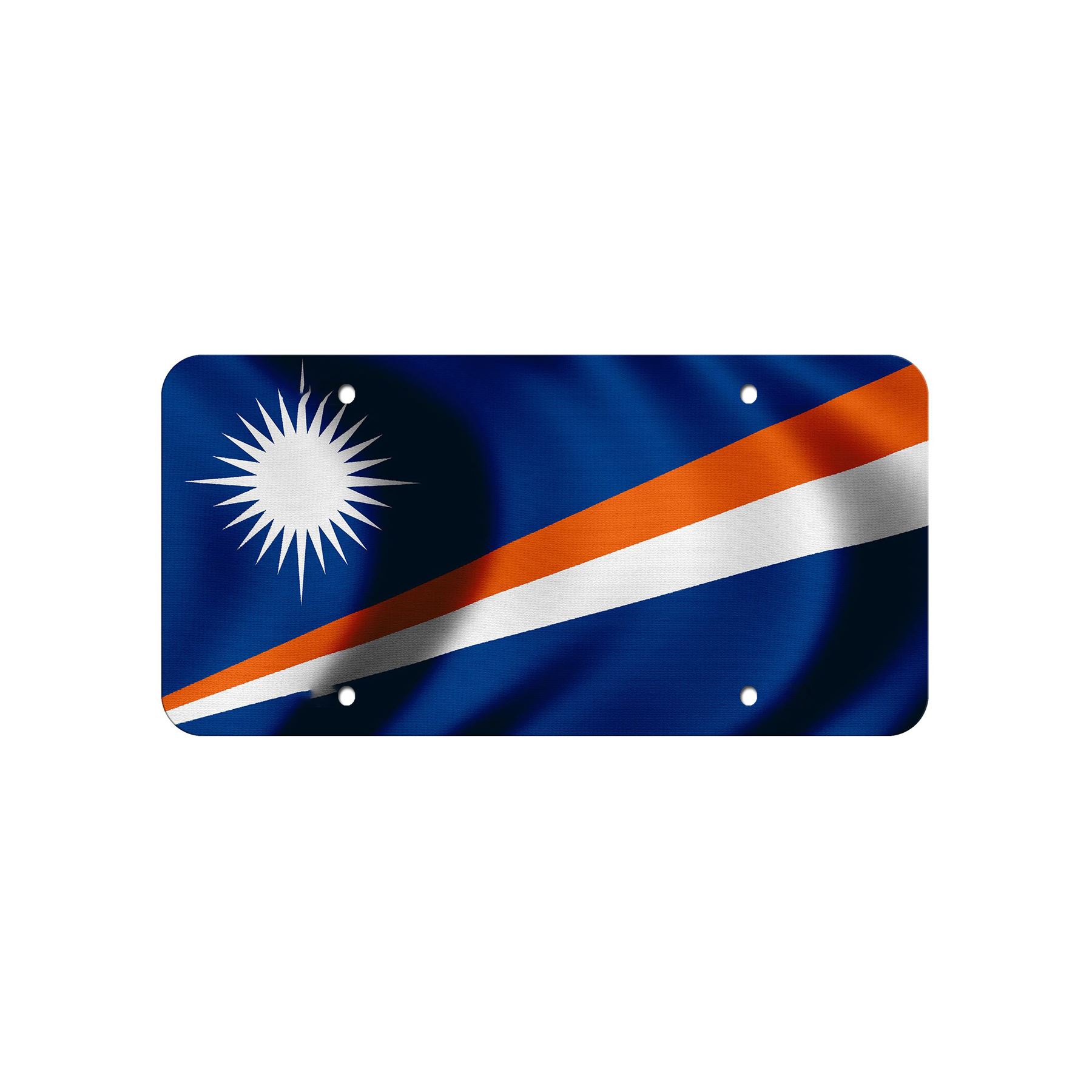 Placa de aluminio de alta calidad - bandera de las Islas Marshall - muchas opciones - Imagen 7 de 10