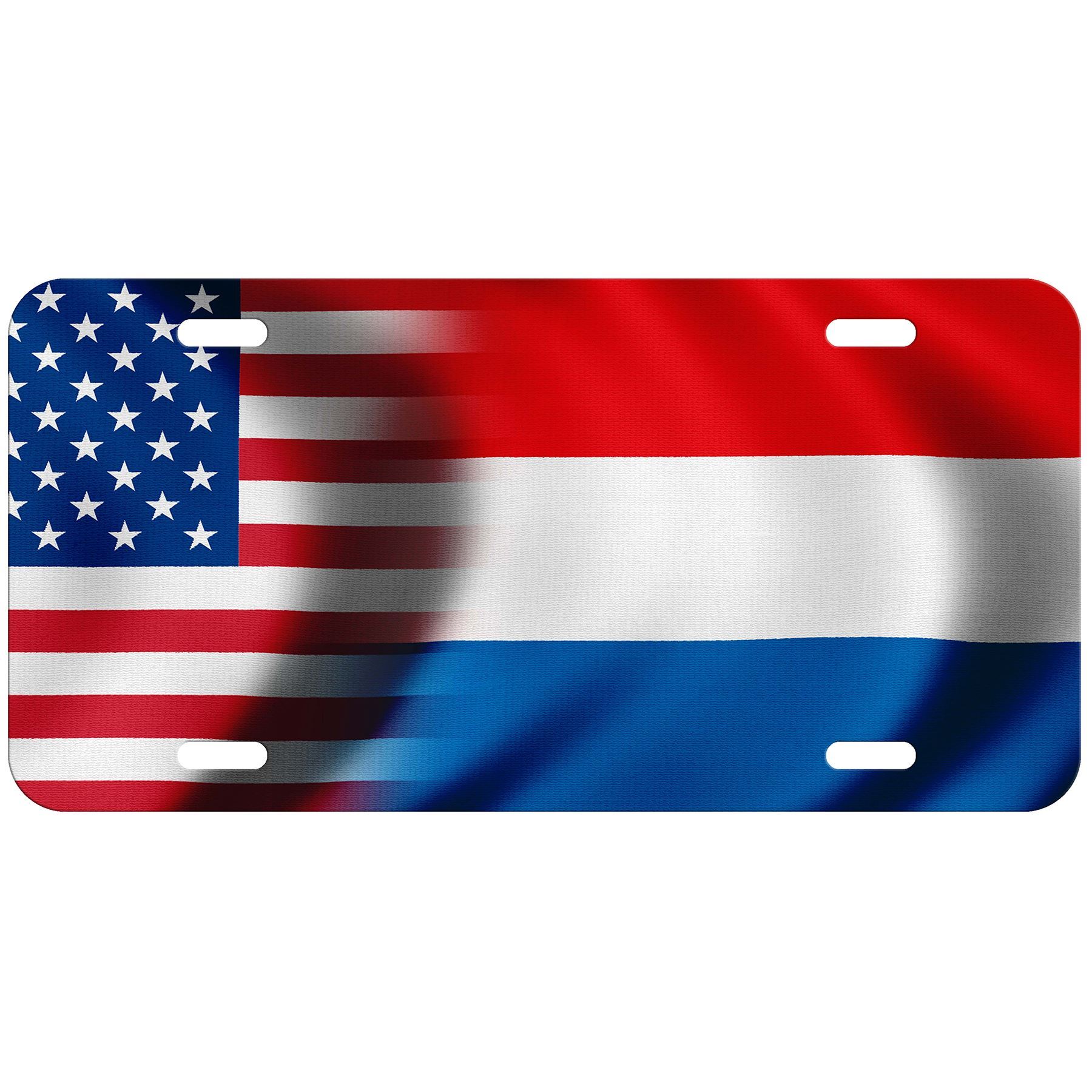 High Grade Aluminum License Plate - Flag of Netherlands (Dutch) - Many Options - Picture 8 of 10
