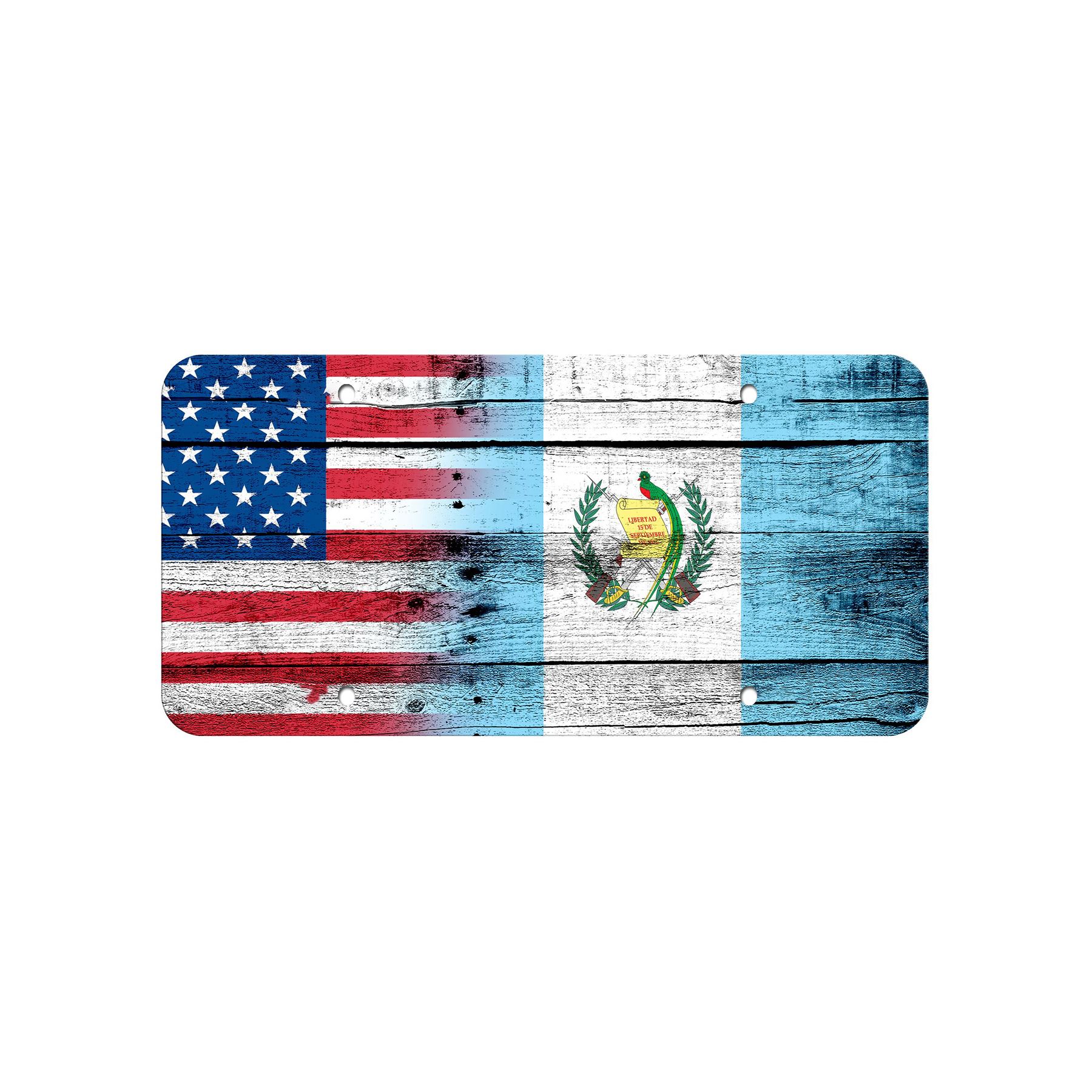Aluminum License Plate - Flag of Guatemala (Guatemalan) - Many Options - Picture 10 of 10