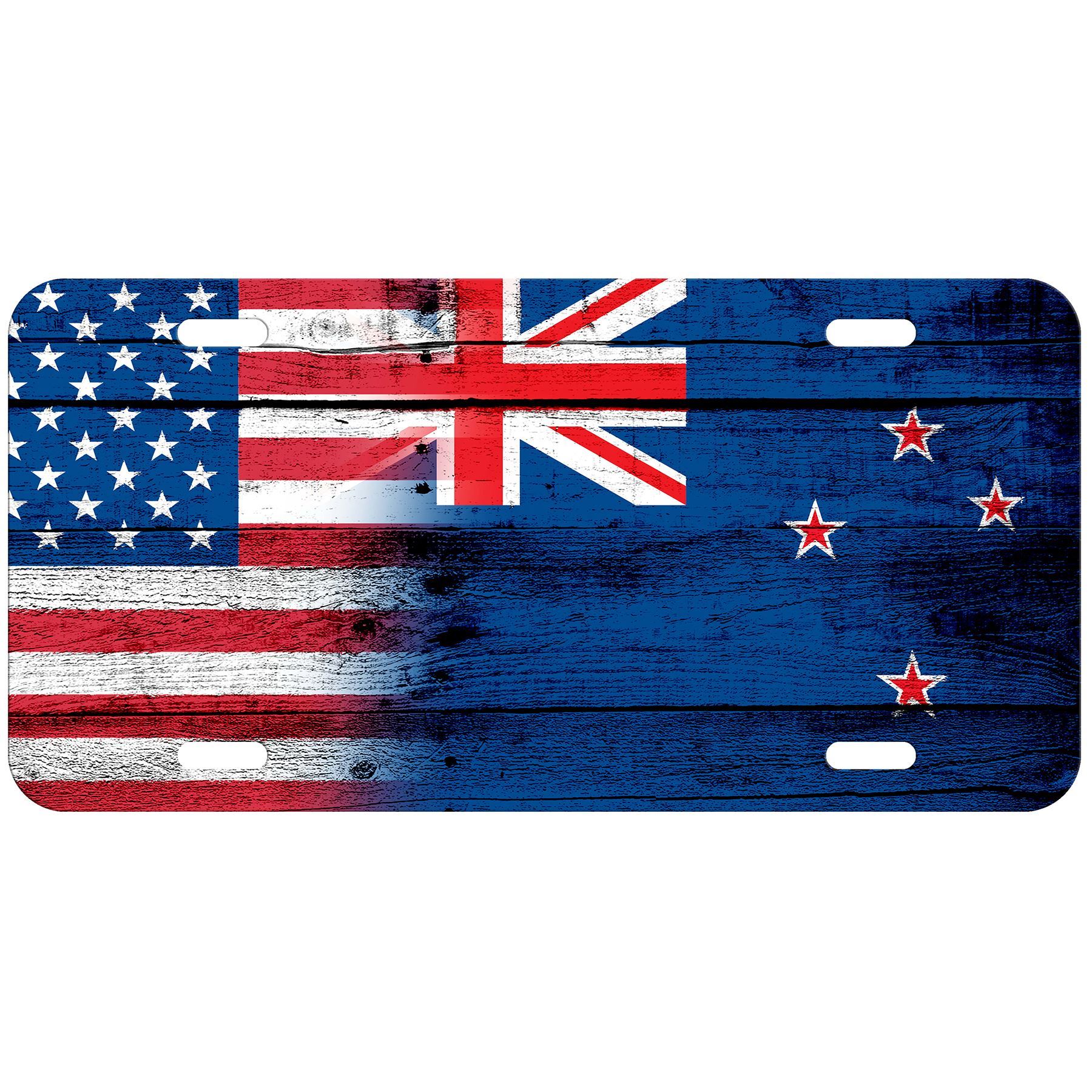 Aluminum License Plate - Flag of New Zealand (Zealander) - Many Options - Picture 10 of 10