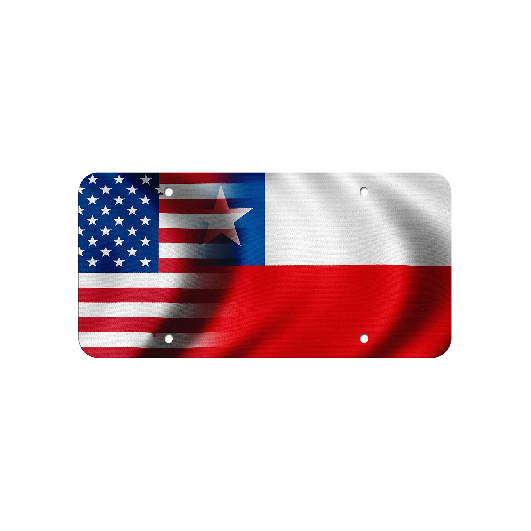 High Grade Aluminum License Plate - Flag of Chile (Chilean) - Many Options - Picture 8 of 10