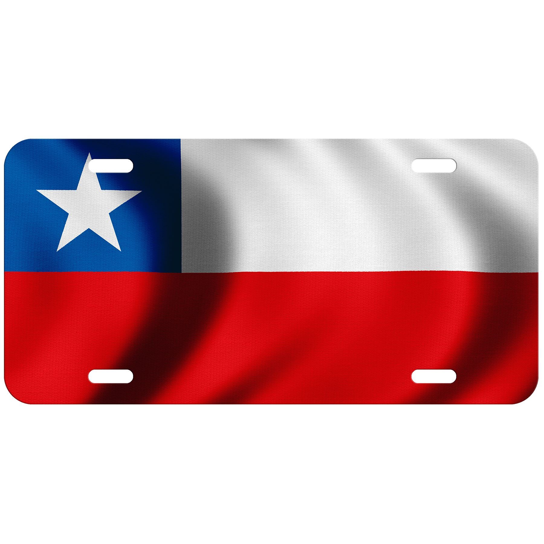 High Grade Aluminum License Plate - Flag of Chile (Chilean) - Many Options - Picture 7 of 10