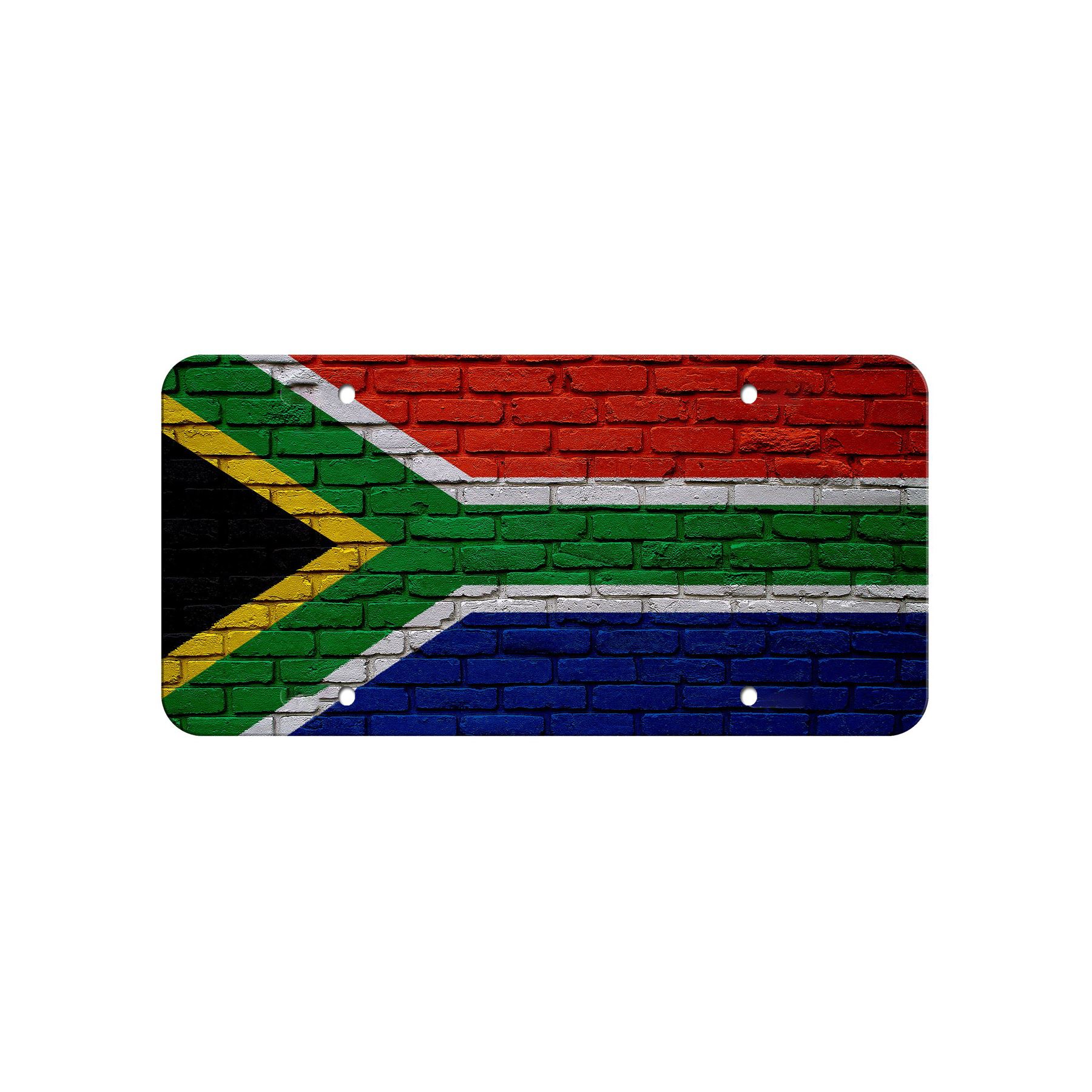 Aluminum License Plate - Flag of South Africa (African) - Many Options - Picture 2 of 10