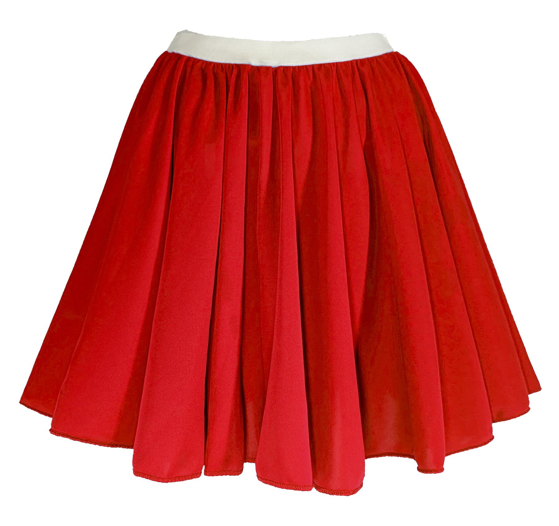 Adults Plain Coloured Skater Skirt Cheerleader Roller Girl Fancy Dress - Picture 16 of 25