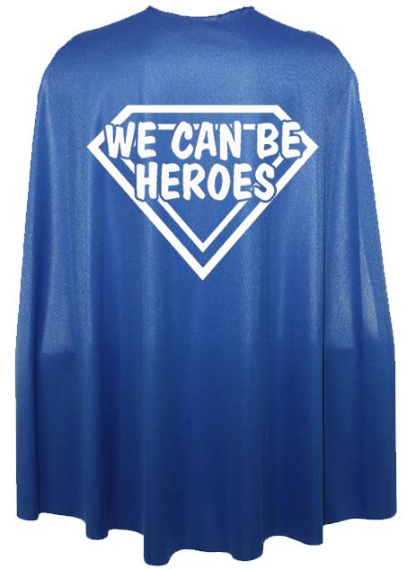 Adults 35" Length We Can Be Hero's Superhero Cape Fancy Dress - Picture 3 of 8