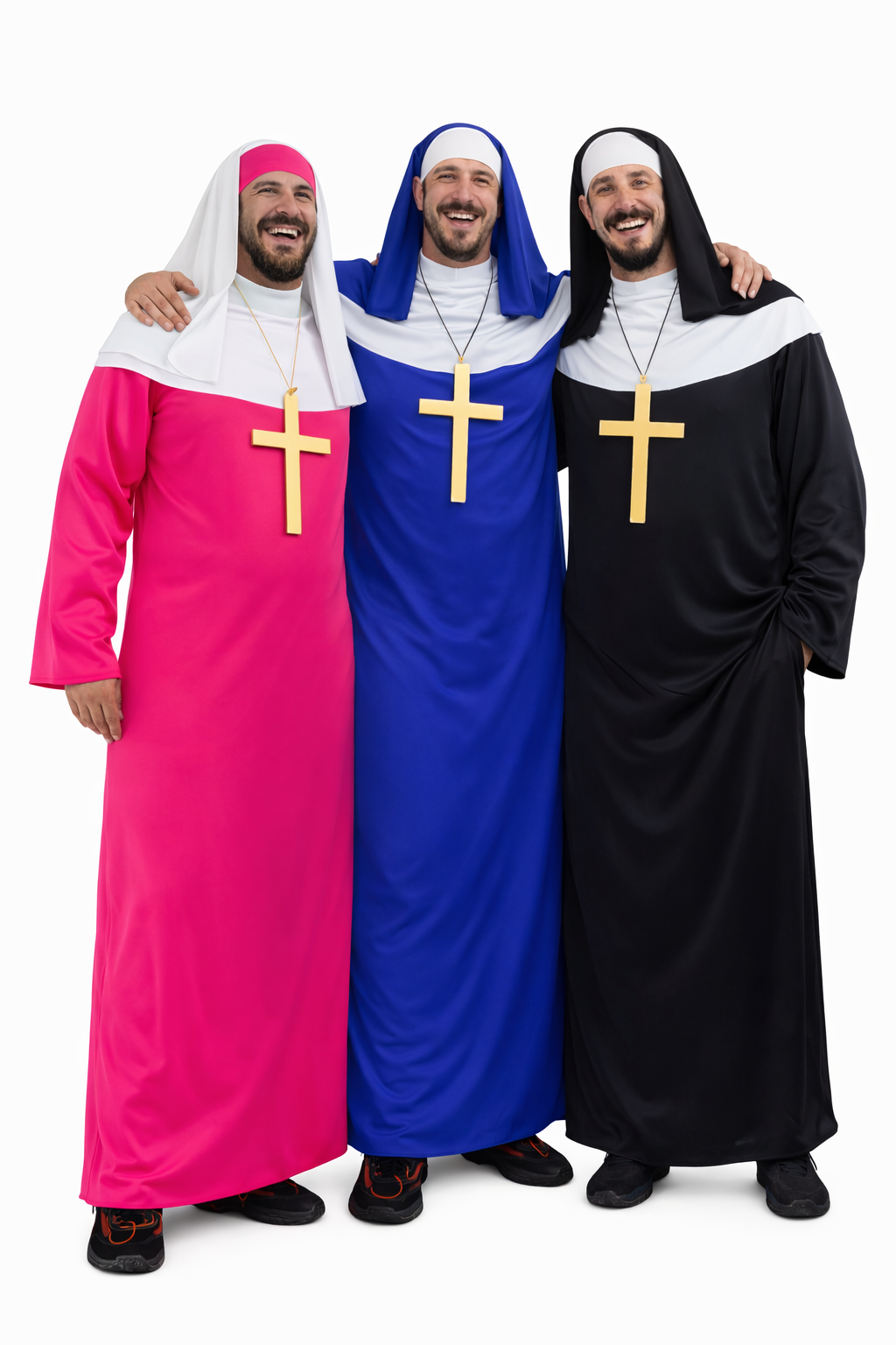Adults Stag Night Party Sister Nun Religious Drag Fancy Dress
