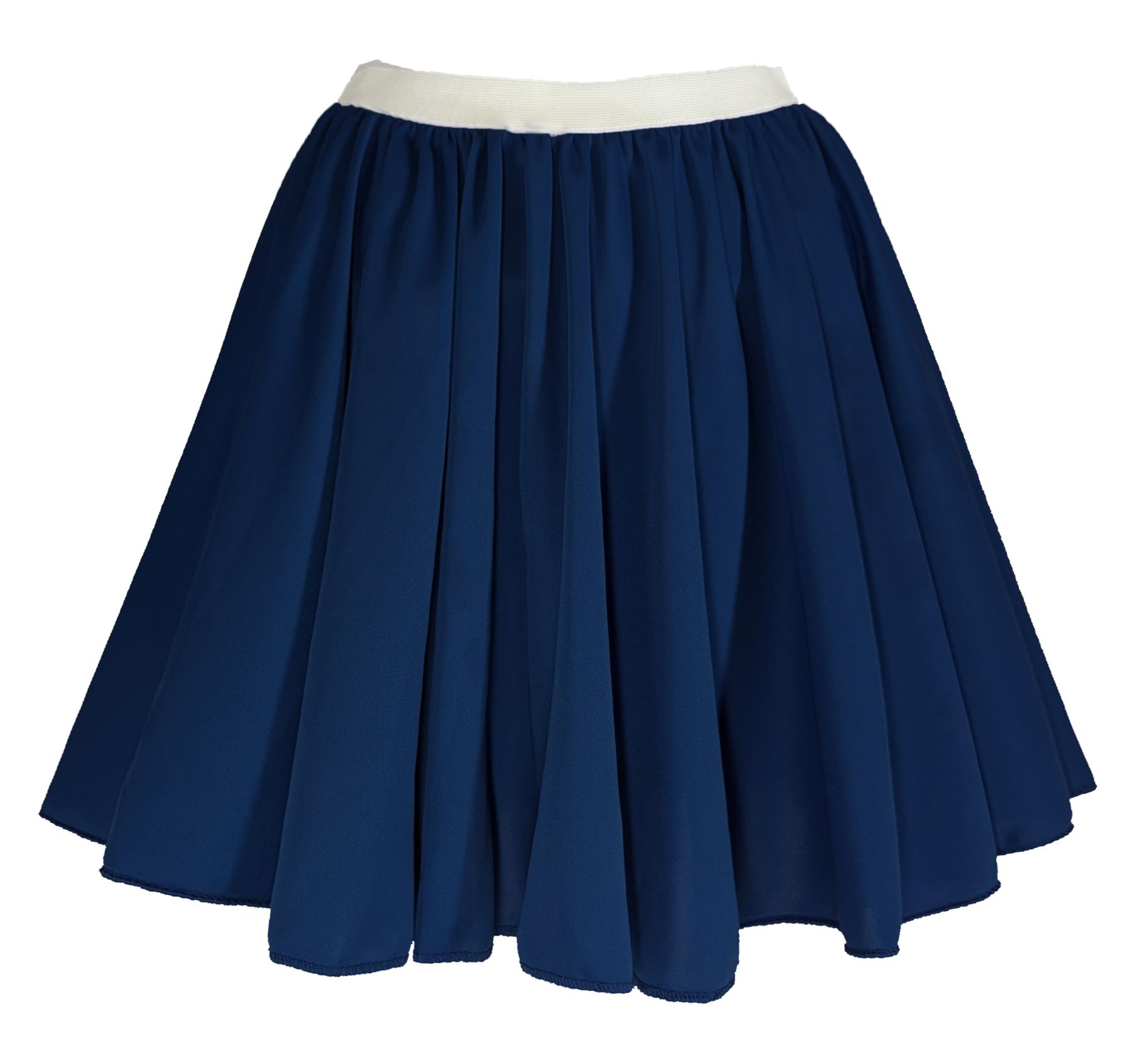 Adults Plain Coloured Skater Skirt Cheerleader Roller Girl Fancy Dress - Picture 9 of 25