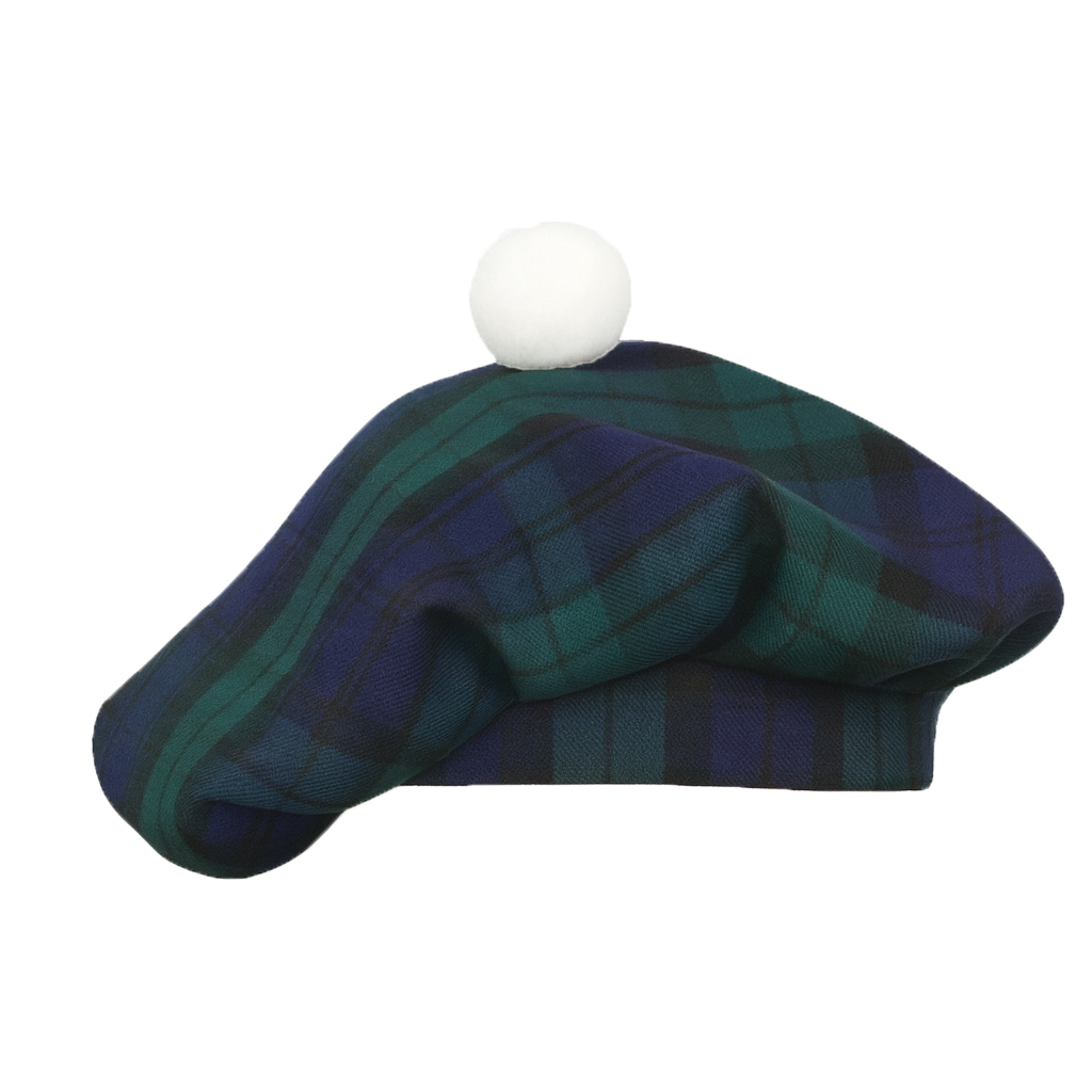 Adults Tartan Tam O'Shanter Hat Burns Night St Andrews Day Scottish Fancy Dress - Picture 12 of 22