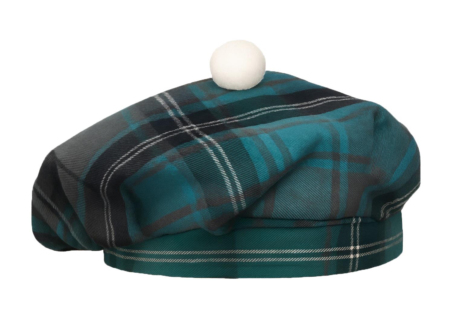 Adults Tartan Tam O'Shanter Hat Burns Night St Andrews Day Scottish Fancy Dress - Picture 9 of 22