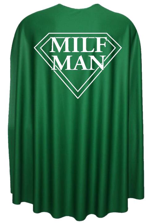 Adults 35" Length MILF Man Superhero Cape Stag Party Fancy Dress - Picture 4 of 8