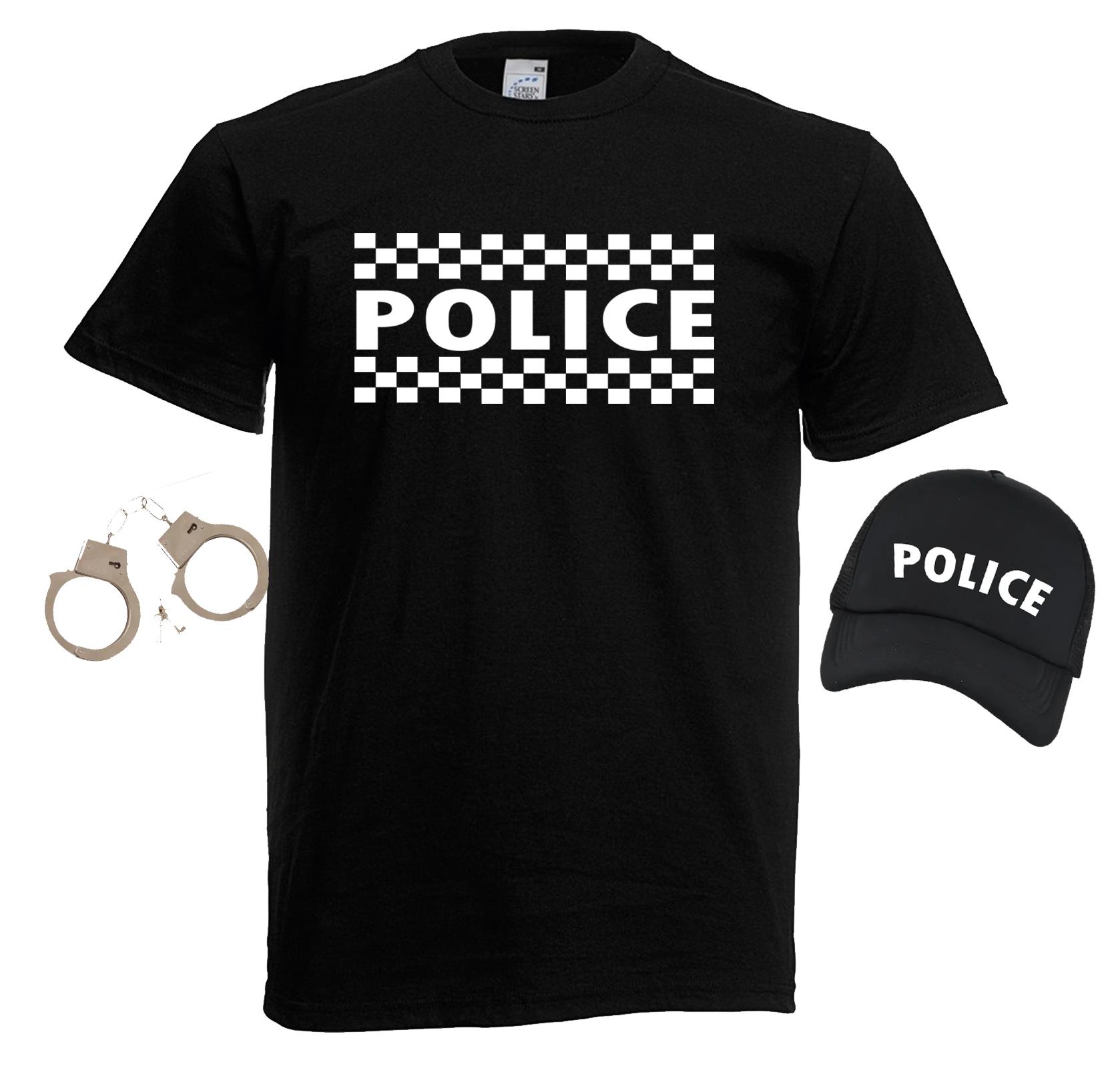Adults Mens Police Emergency Services Stag Night Cop Fancy Dress Set - Picture 7 of 11