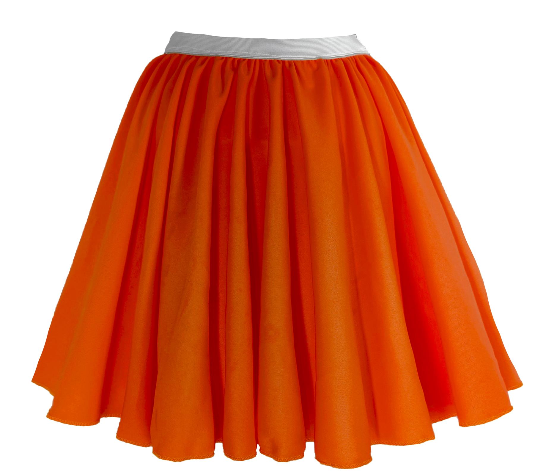 Adults Plain Coloured Skater Skirt Cheerleader Roller Girl Fancy Dress - Picture 11 of 25