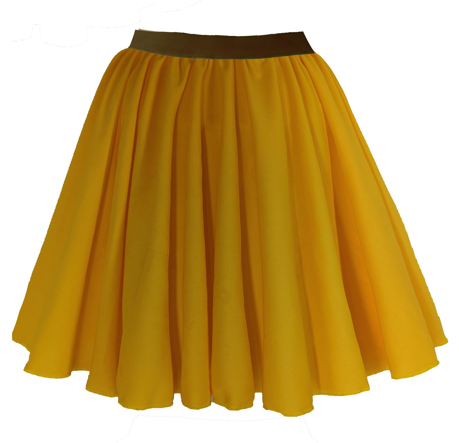 Adults Plain Coloured Skater Skirt Cheerleader Roller Girl Fancy Dress - Picture 25 of 25
