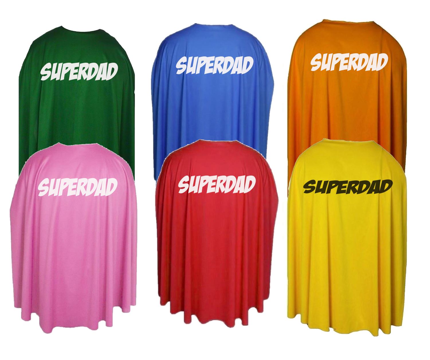 Adults 35/" Super Dad Superhero Fathers Day Fancy Dress Cape Gift Idea