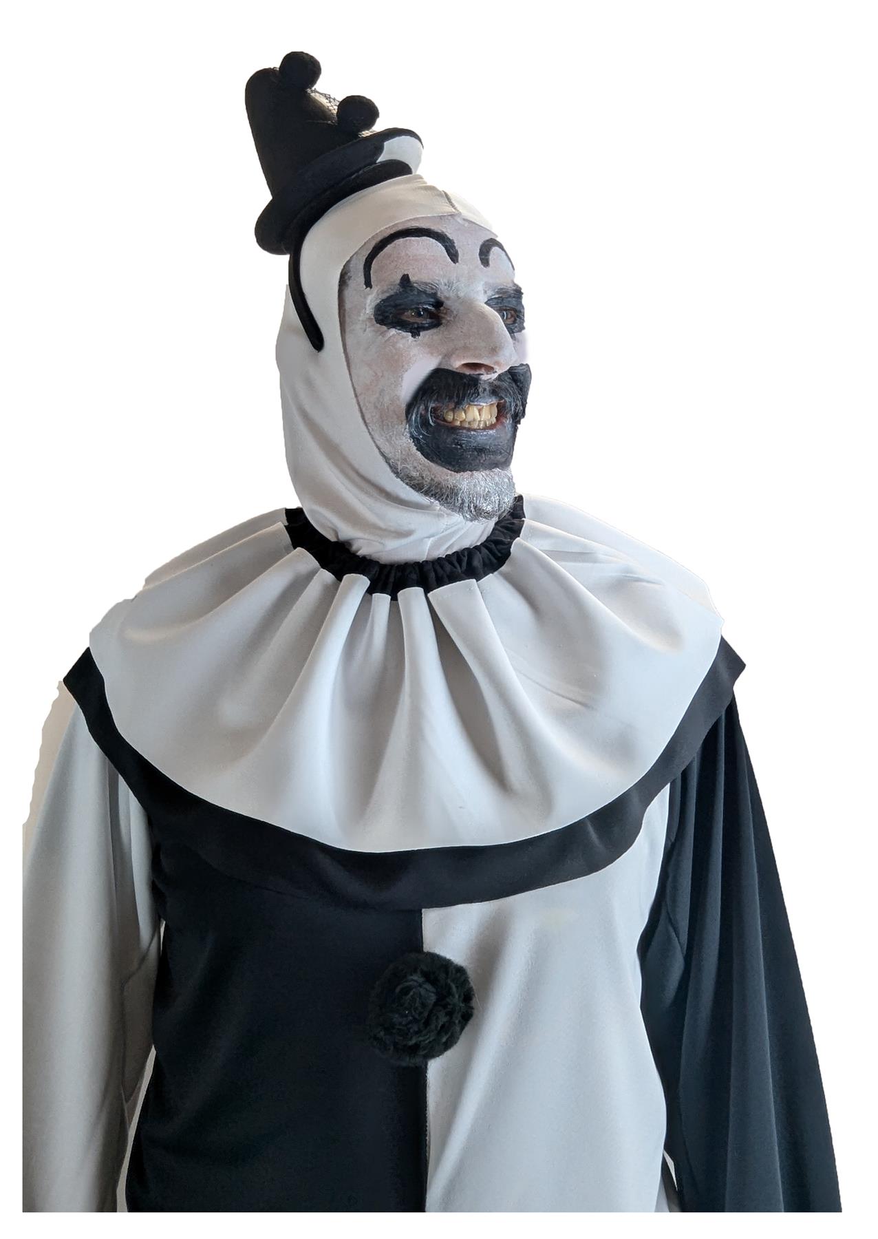 Adults Terror Clown Halloween Circus Horror Movie Fancy Dress Costume - Picture 9 of 15